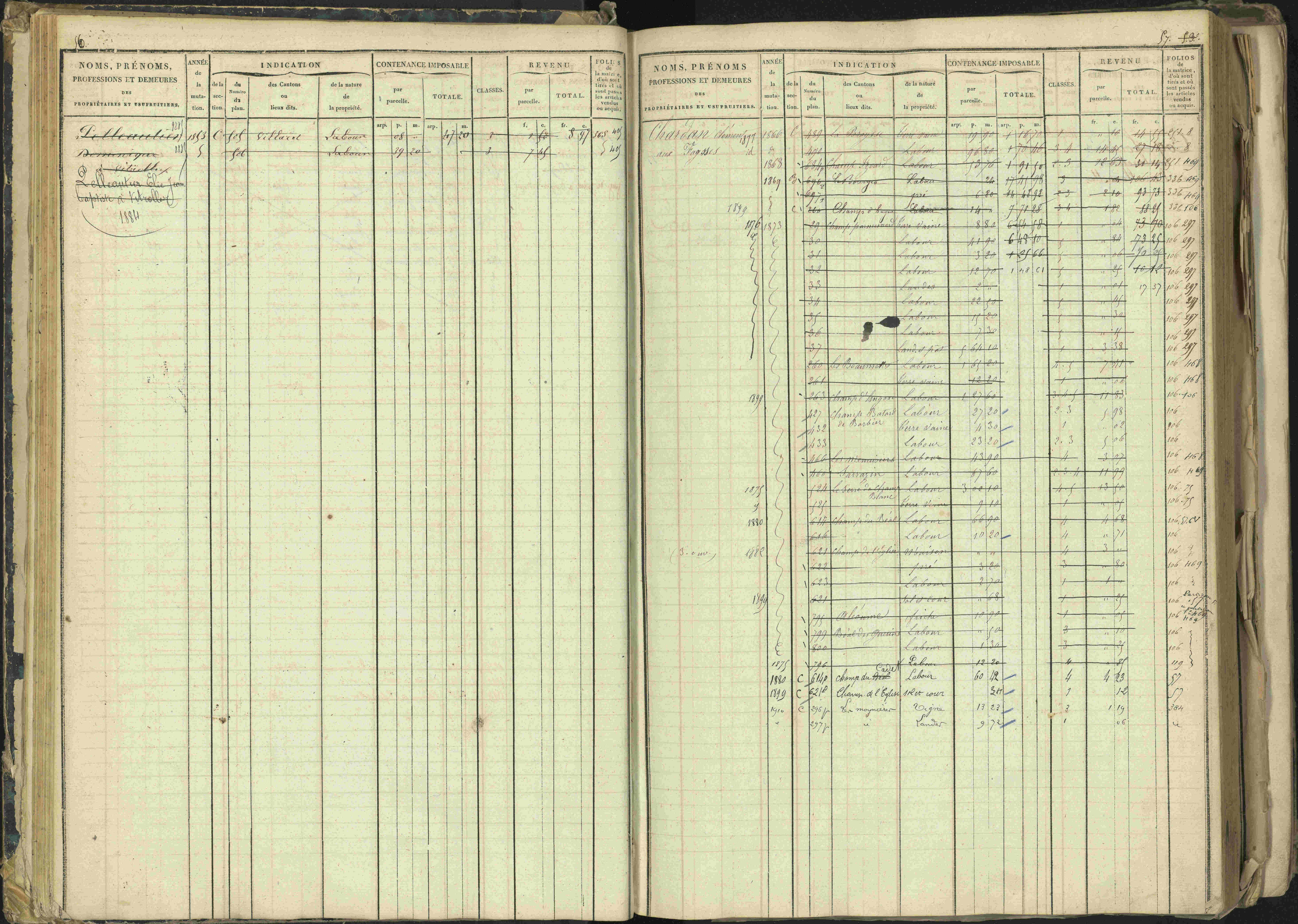 Barcillonnette - 3 P 208/1 - 3 P 208/1 - Matrice, folios 1-400.
