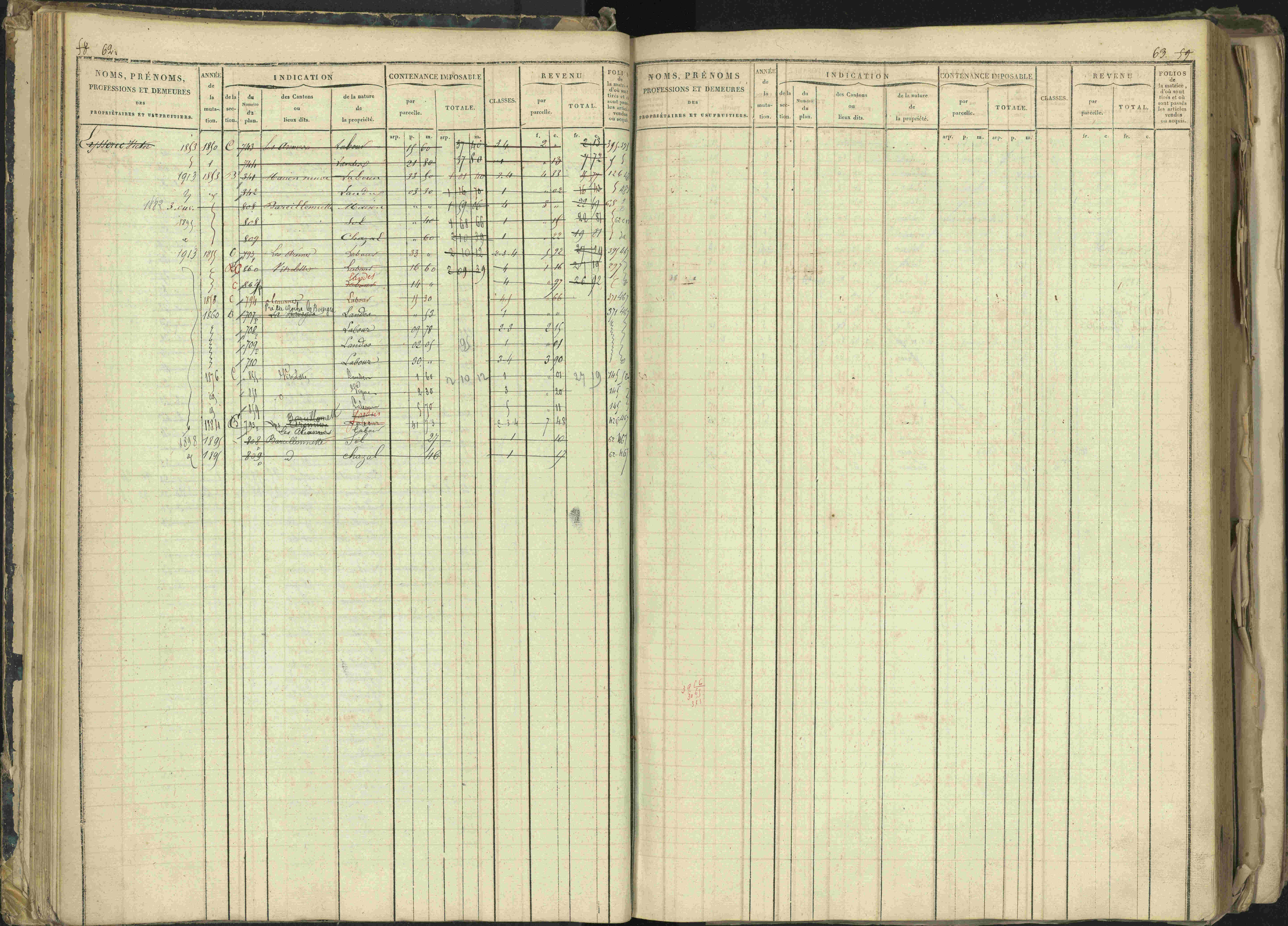 Barcillonnette - 3 P 208/1 - 3 P 208/1 - Matrice, folios 1-400.