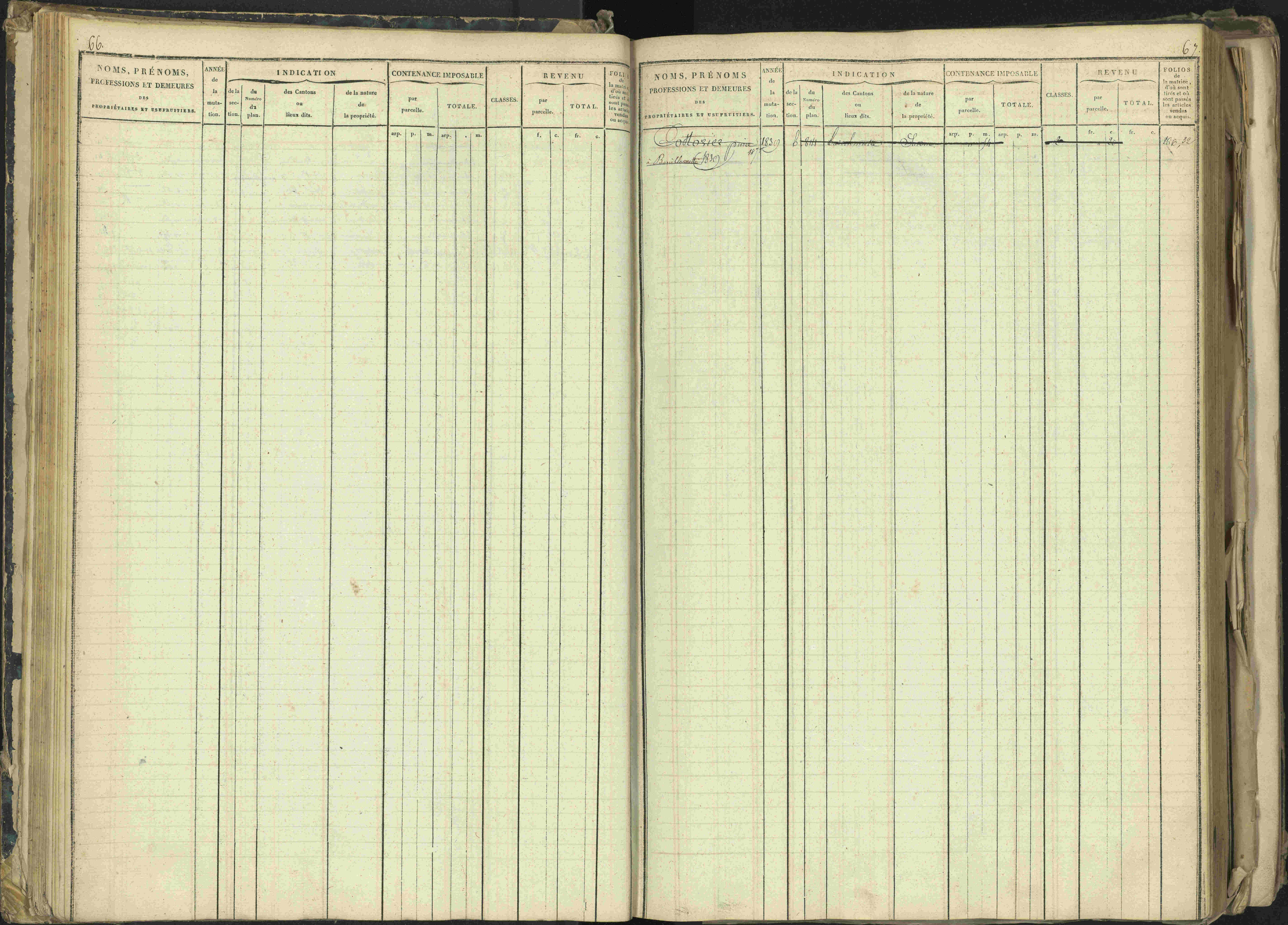 Barcillonnette - 3 P 208/1 - 3 P 208/1 - Matrice, folios 1-400.