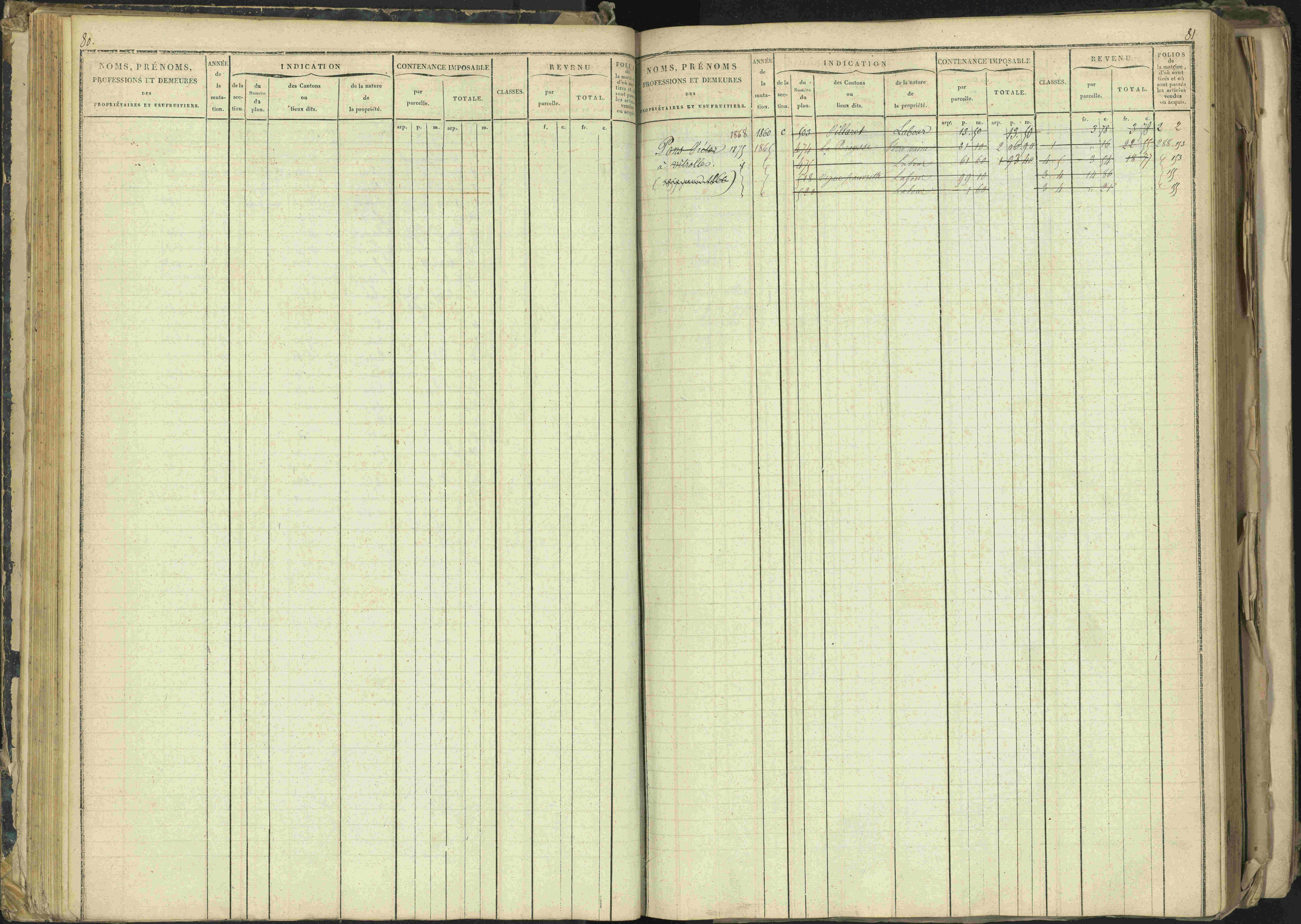 Barcillonnette - 3 P 208/1 - 3 P 208/1 - Matrice, folios 1-400.