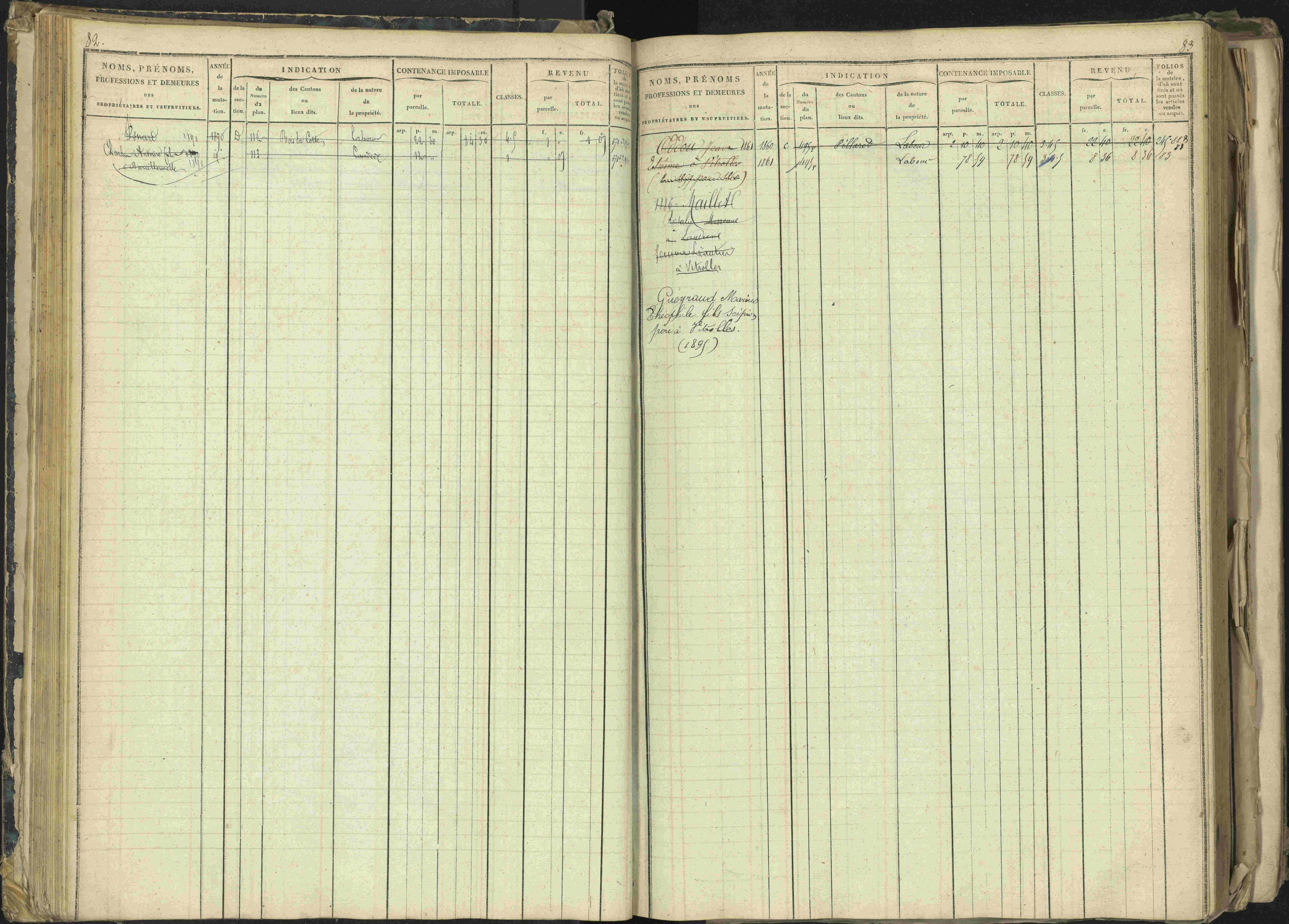 Barcillonnette - 3 P 208/1 - 3 P 208/1 - Matrice, folios 1-400.
