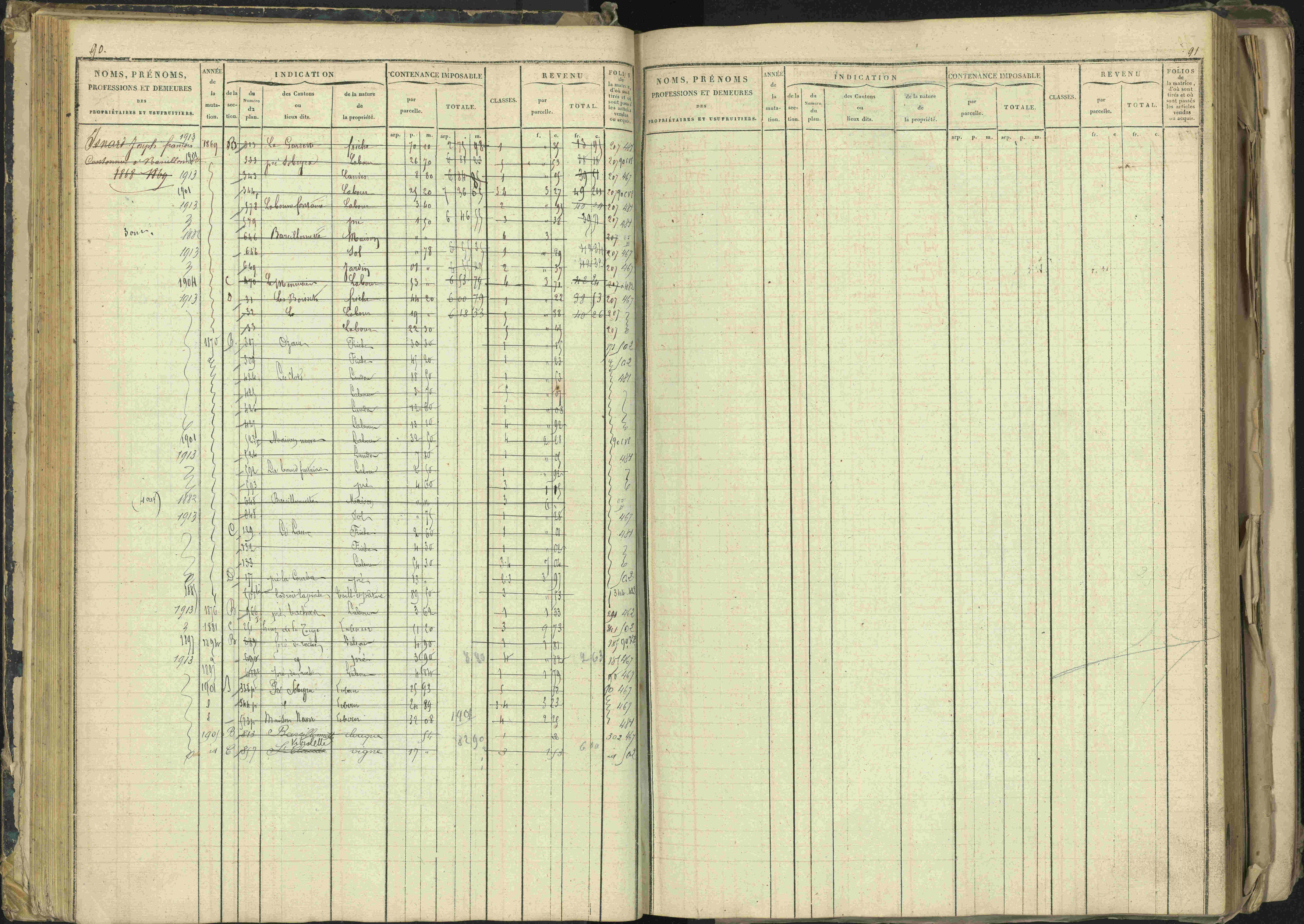 Barcillonnette - 3 P 208/1 - 3 P 208/1 - Matrice, folios 1-400.
