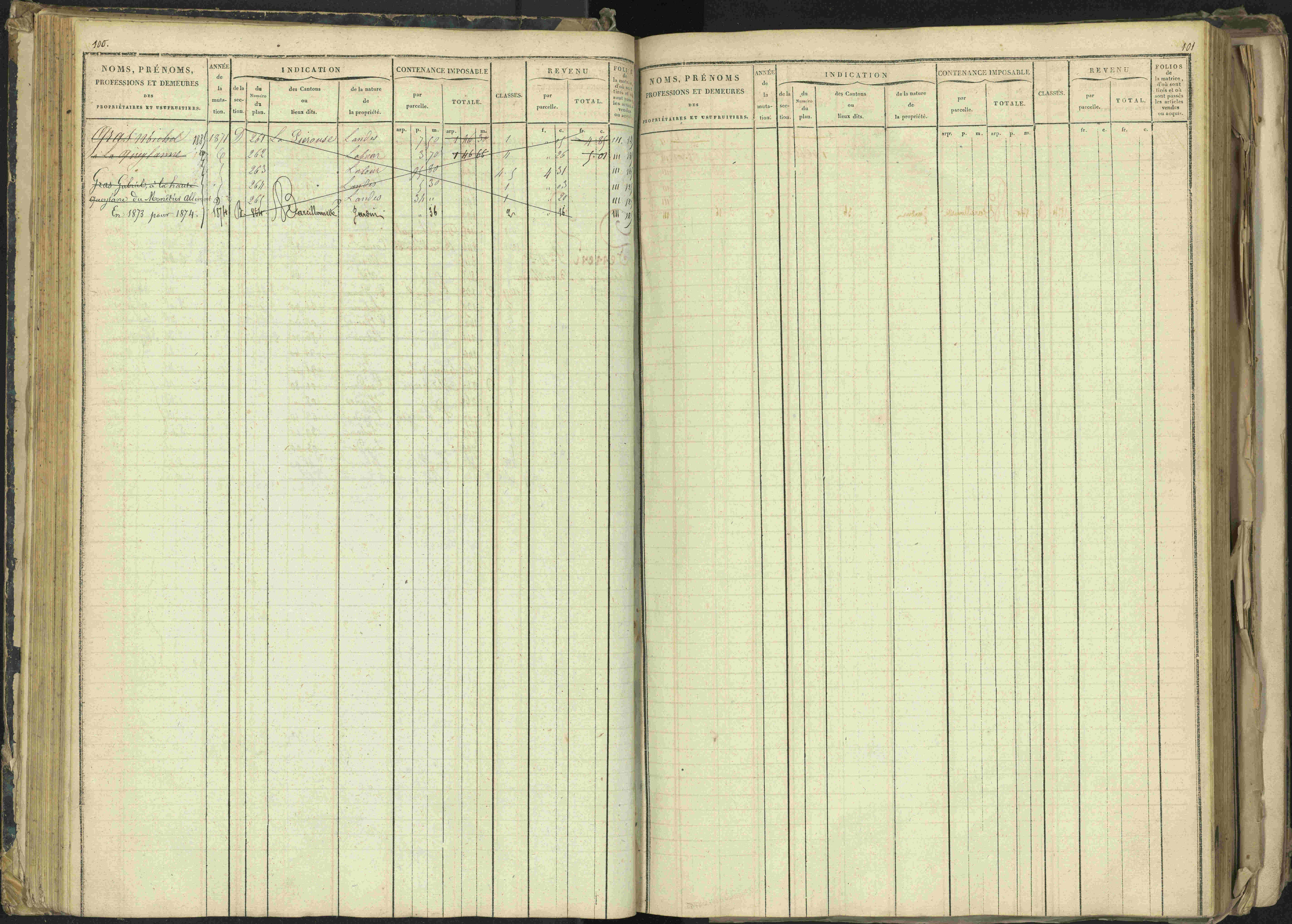 Barcillonnette - 3 P 208/1 - 3 P 208/1 - Matrice, folios 1-400.