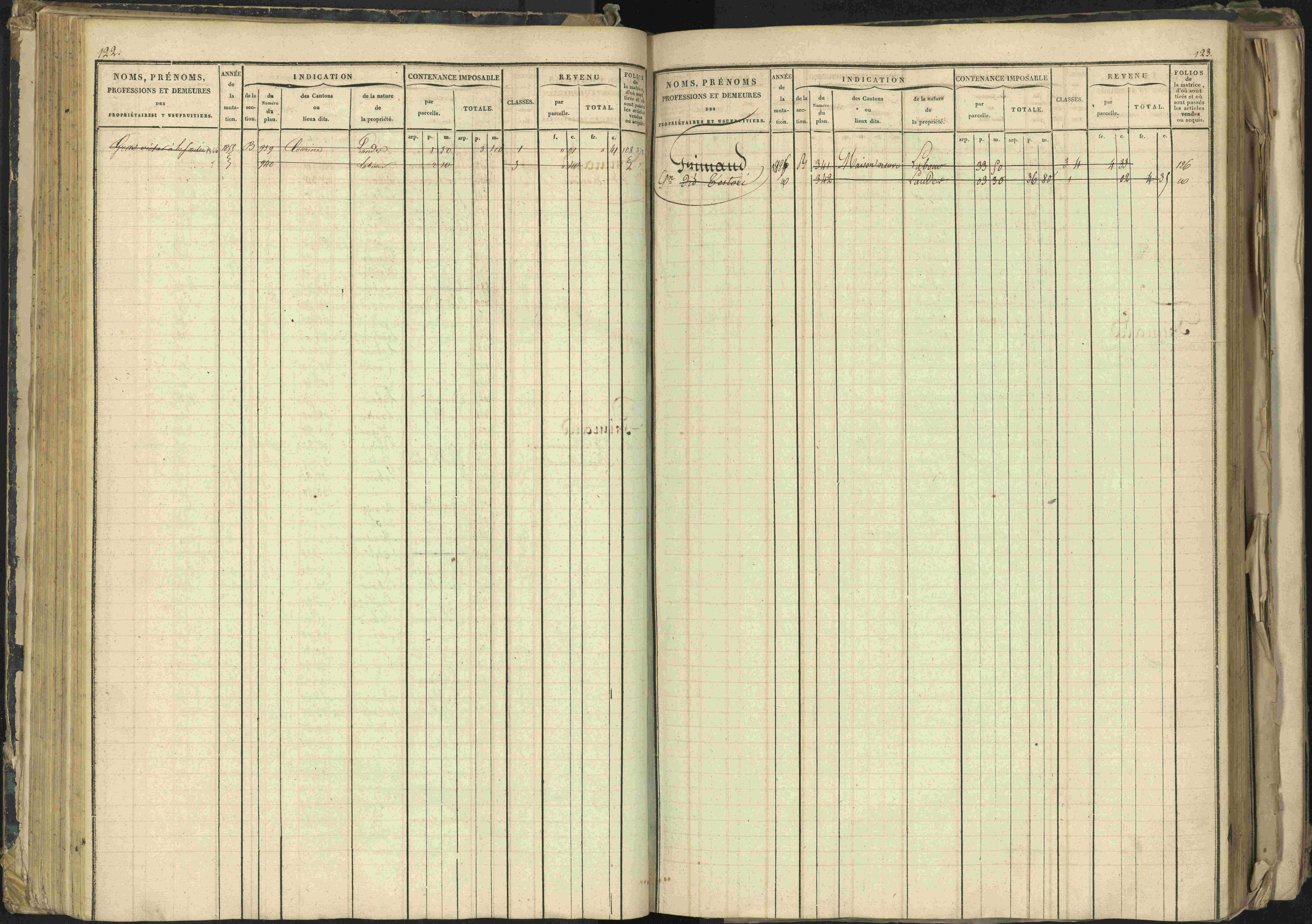Barcillonnette - 3 P 208/1 - 3 P 208/1 - Matrice, folios 1-400.