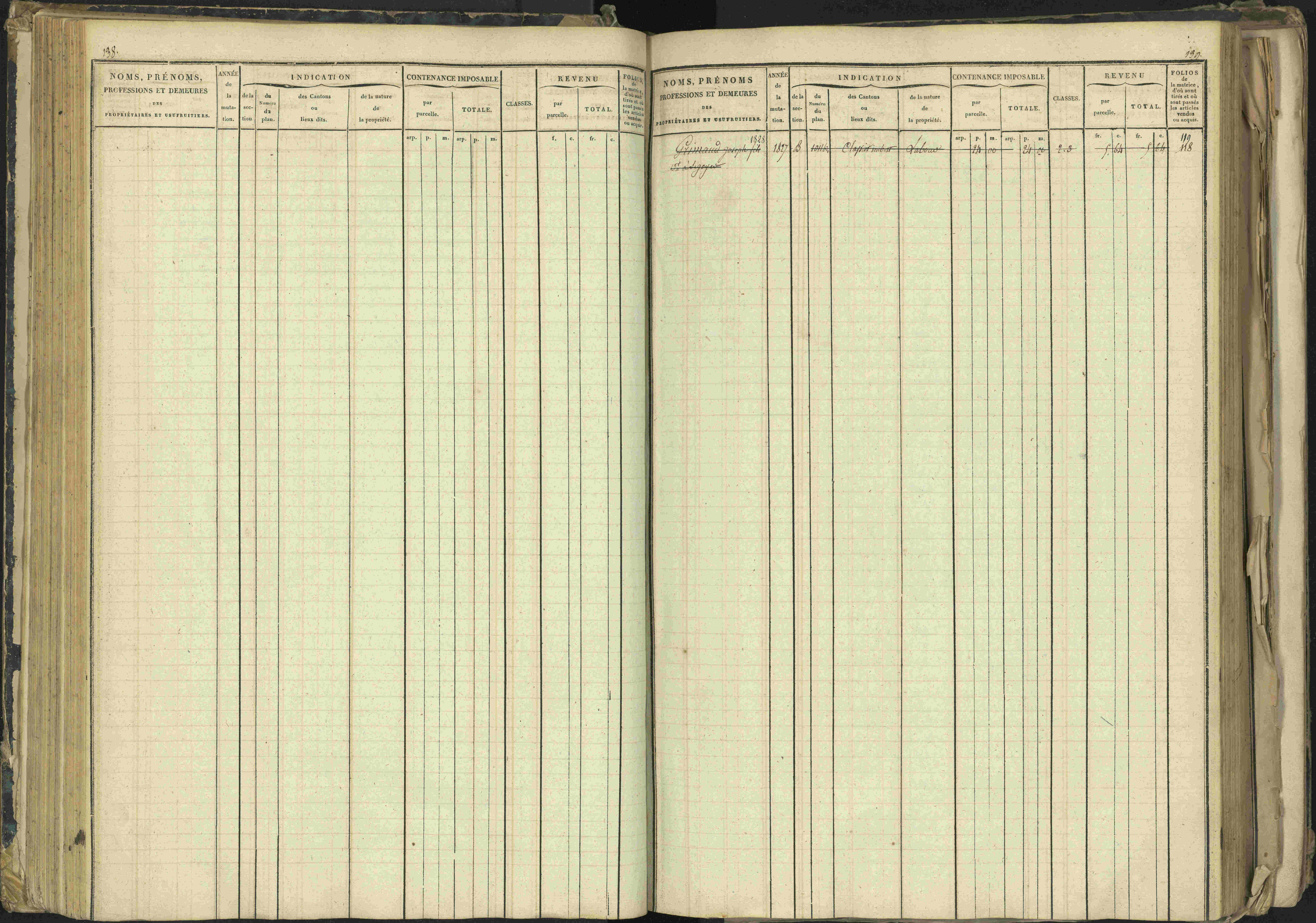 Barcillonnette - 3 P 208/1 - 3 P 208/1 - Matrice, folios 1-400.