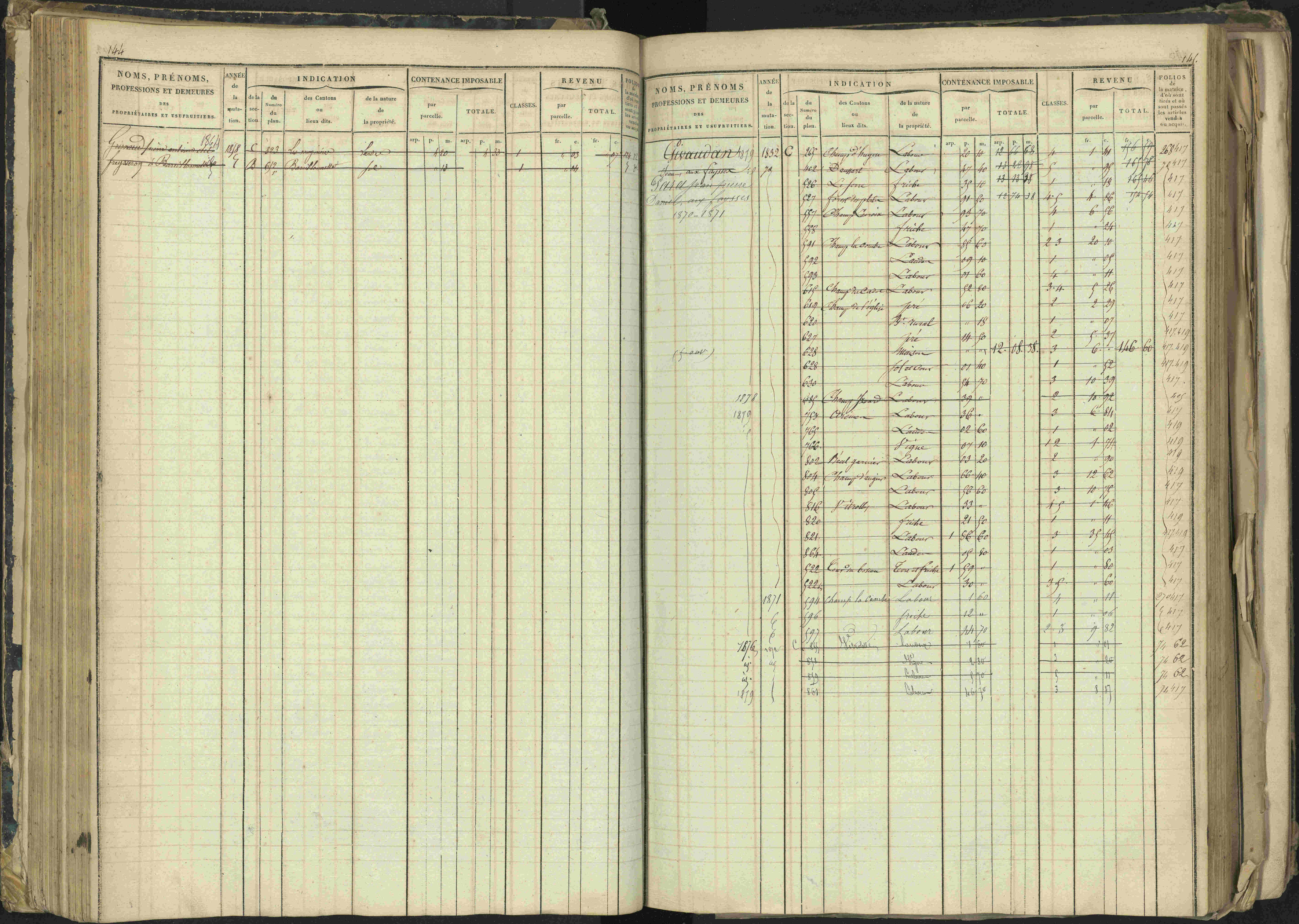 Barcillonnette - 3 P 208/1 - 3 P 208/1 - Matrice, folios 1-400.