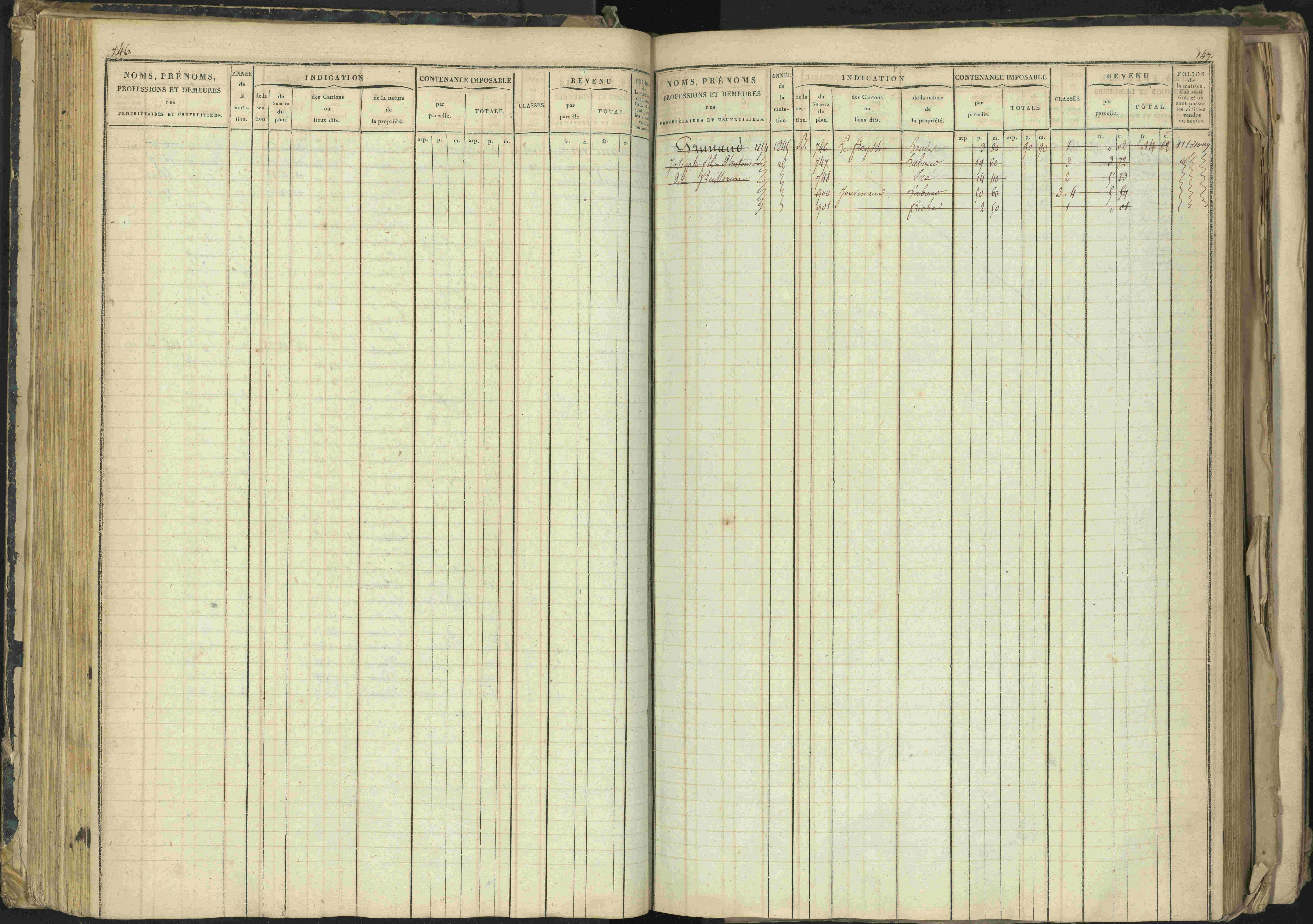 Barcillonnette - 3 P 208/1 - 3 P 208/1 - Matrice, folios 1-400.
