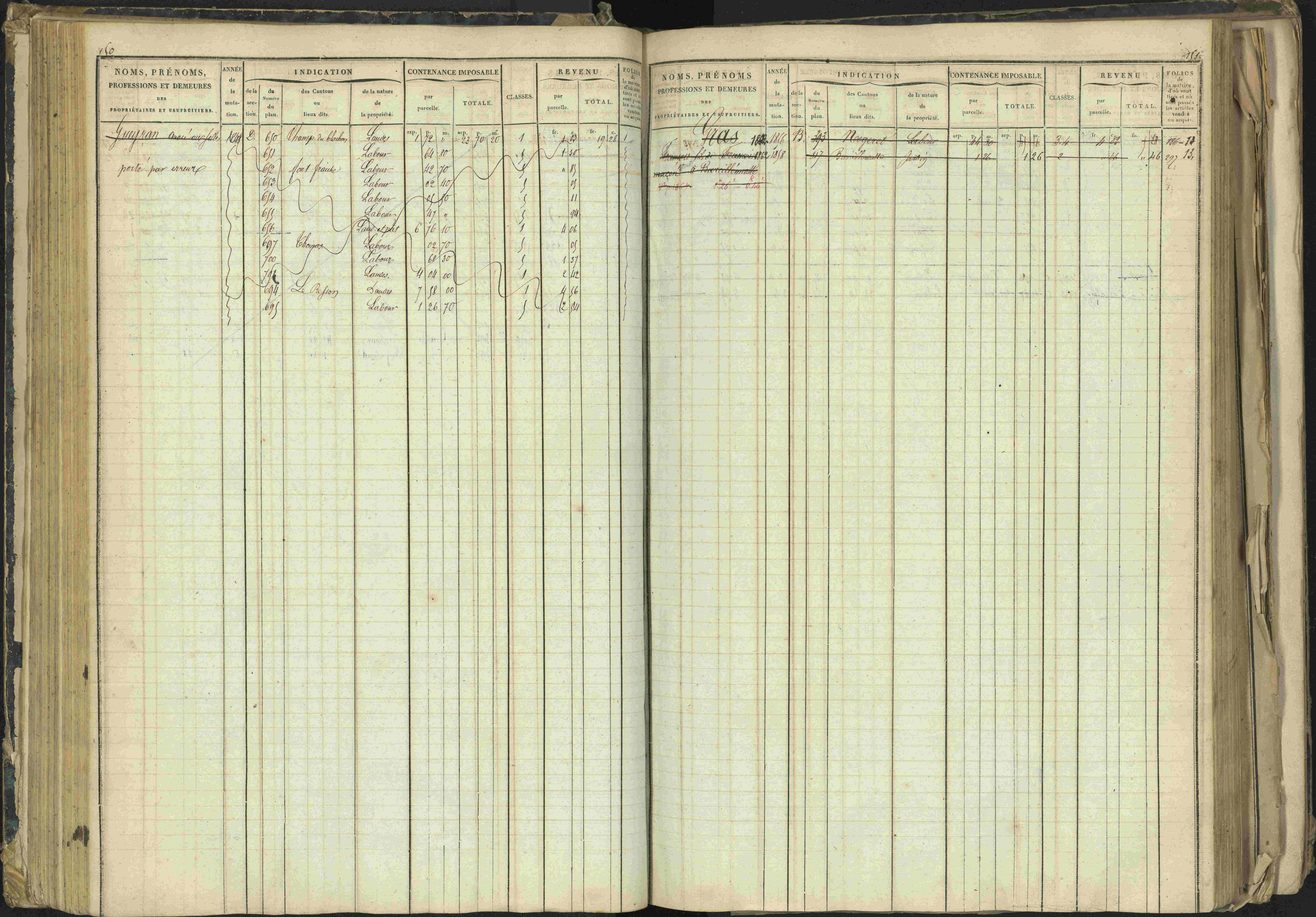 Barcillonnette - 3 P 208/1 - 3 P 208/1 - Matrice, folios 1-400.