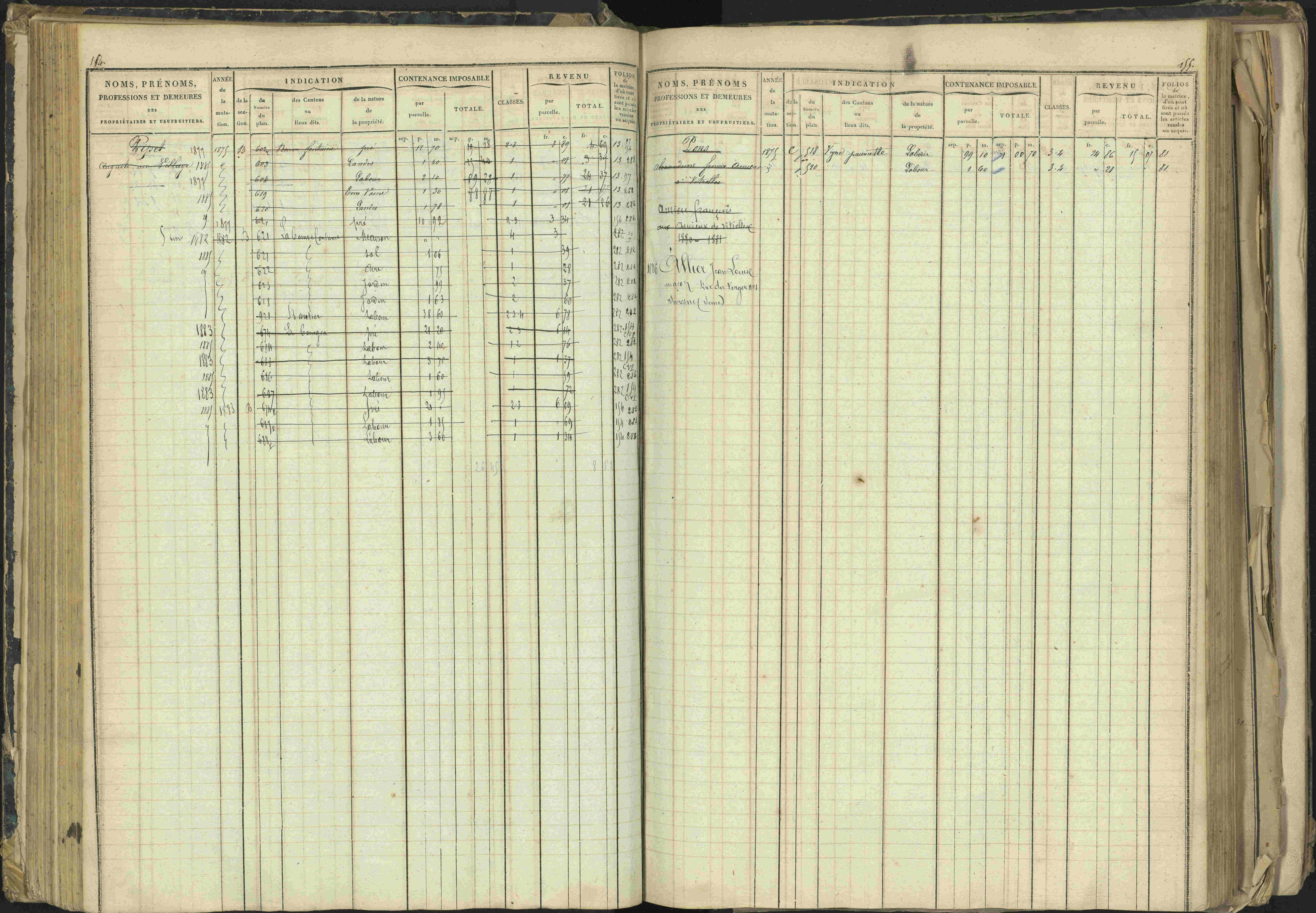 Barcillonnette - 3 P 208/1 - 3 P 208/1 - Matrice, folios 1-400.