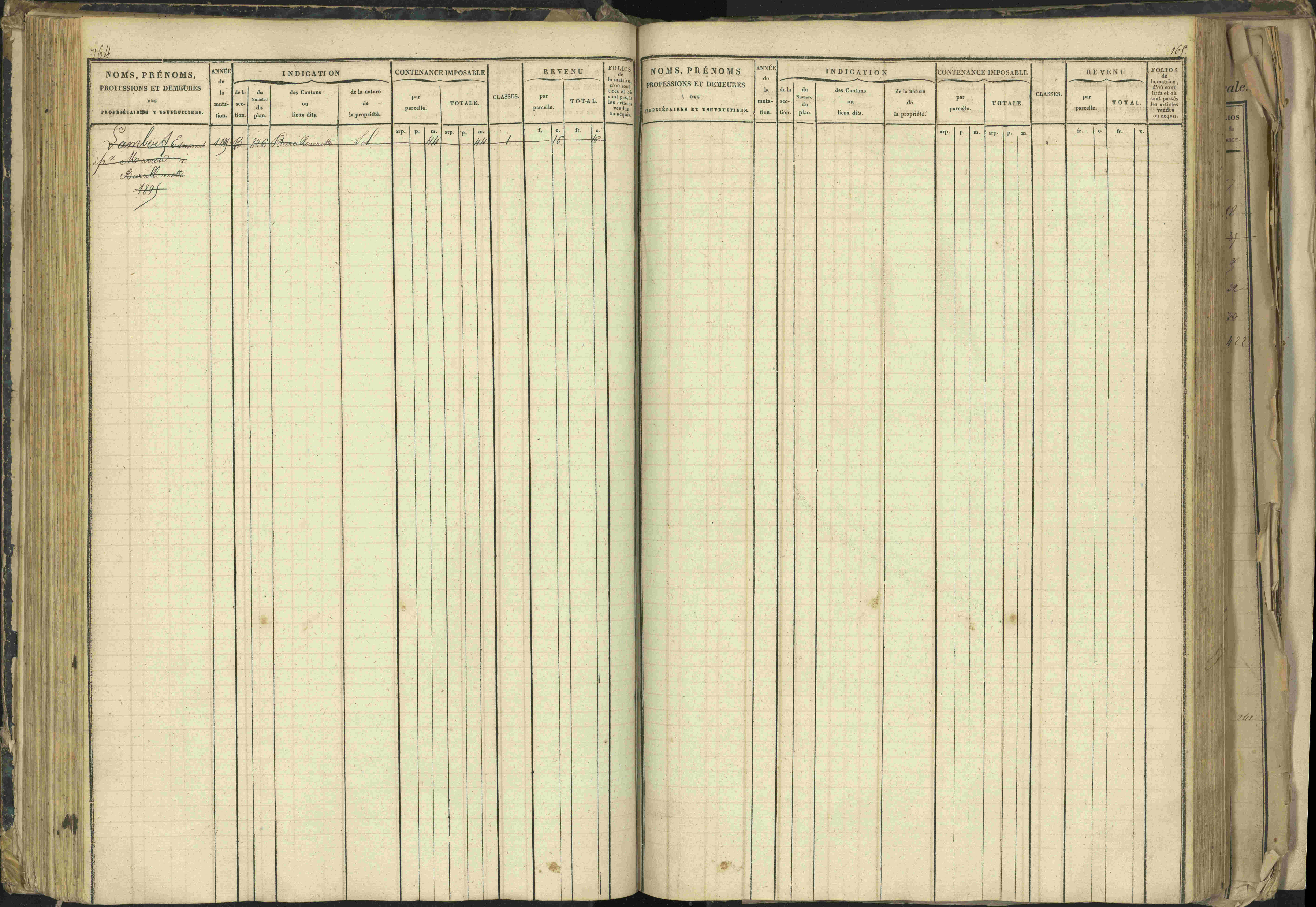 Barcillonnette - 3 P 208/1 - 3 P 208/1 - Matrice, folios 1-400.