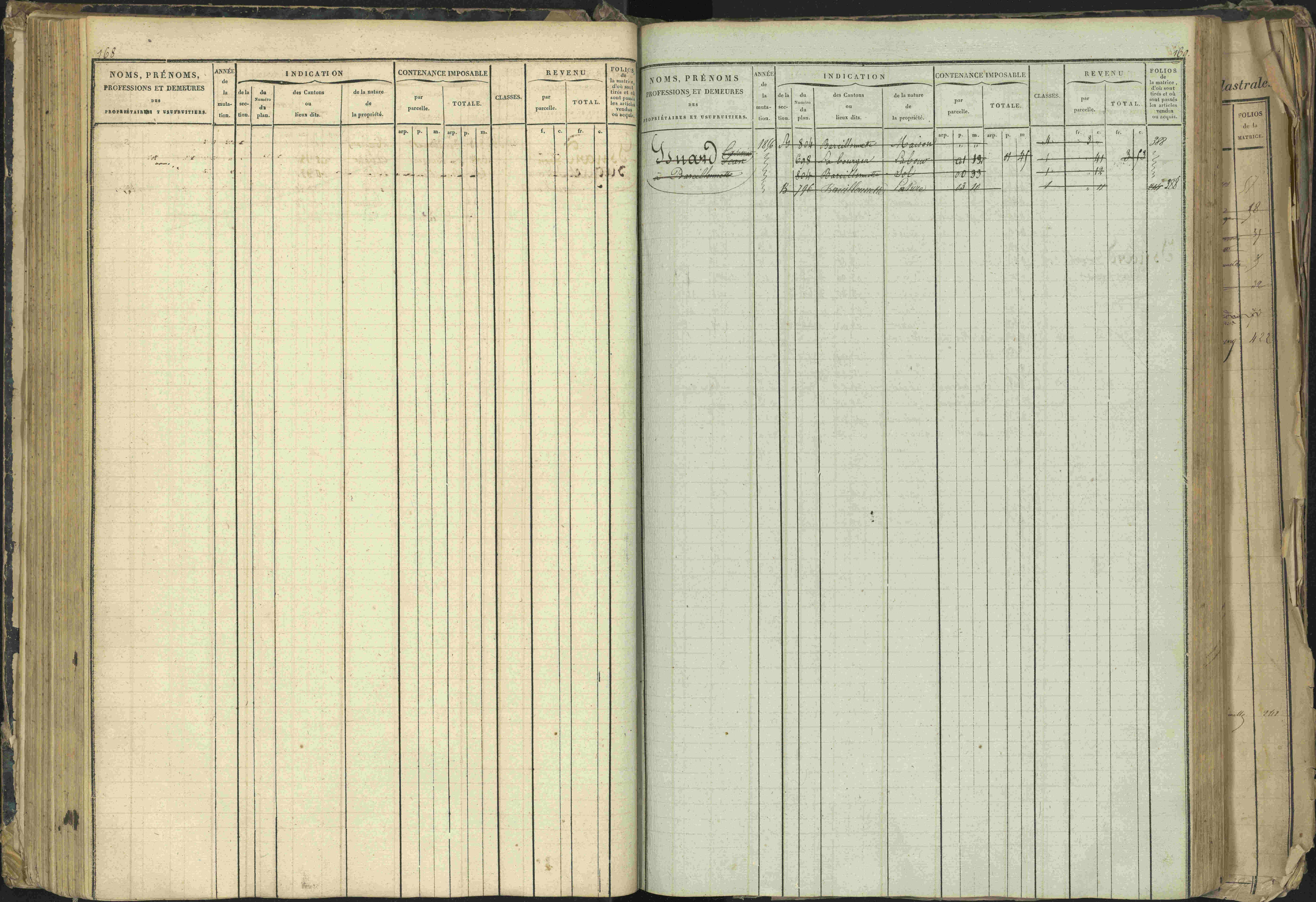 Barcillonnette - 3 P 208/1 - 3 P 208/1 - Matrice, folios 1-400.