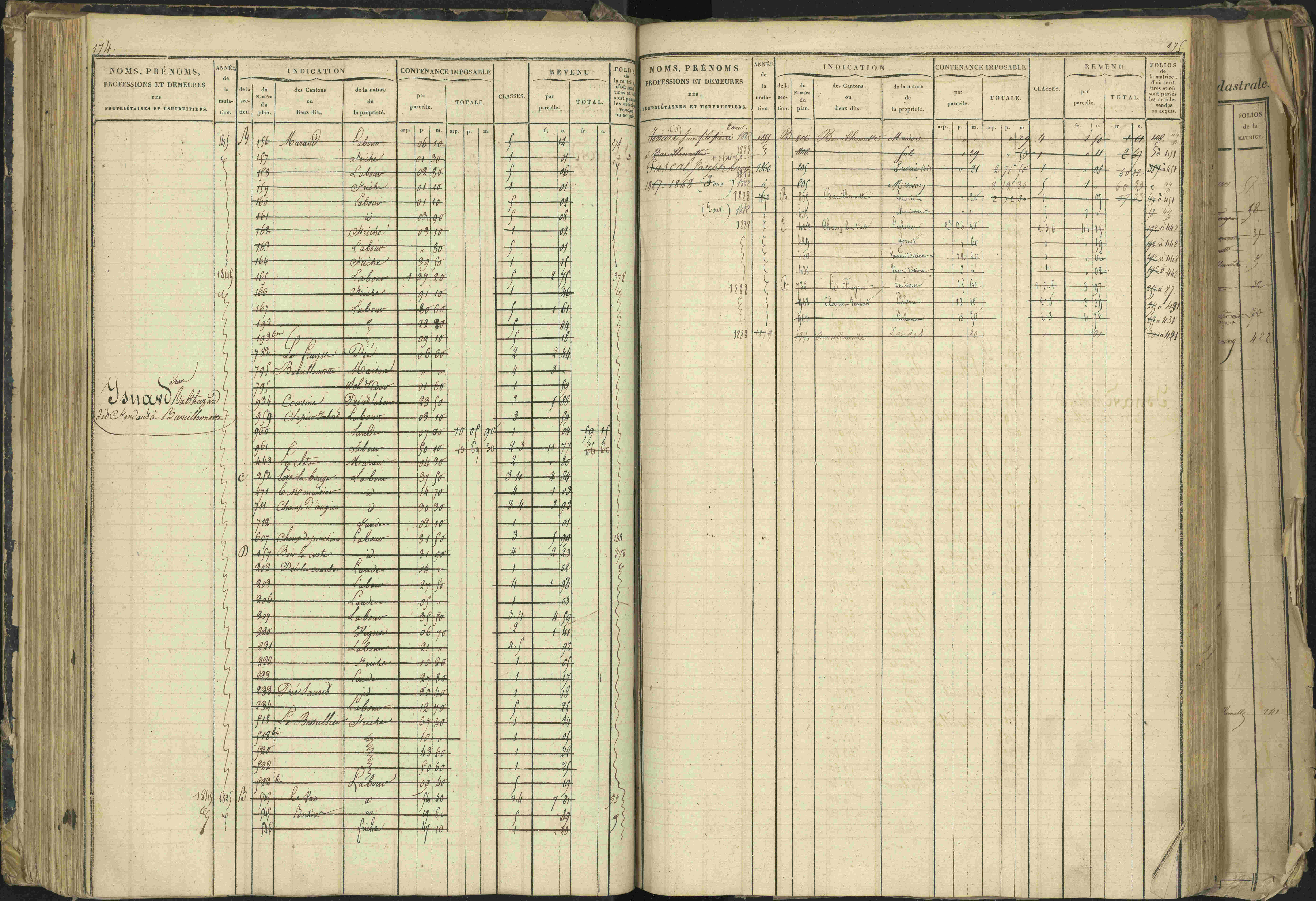 Barcillonnette - 3 P 208/1 - 3 P 208/1 - Matrice, folios 1-400.