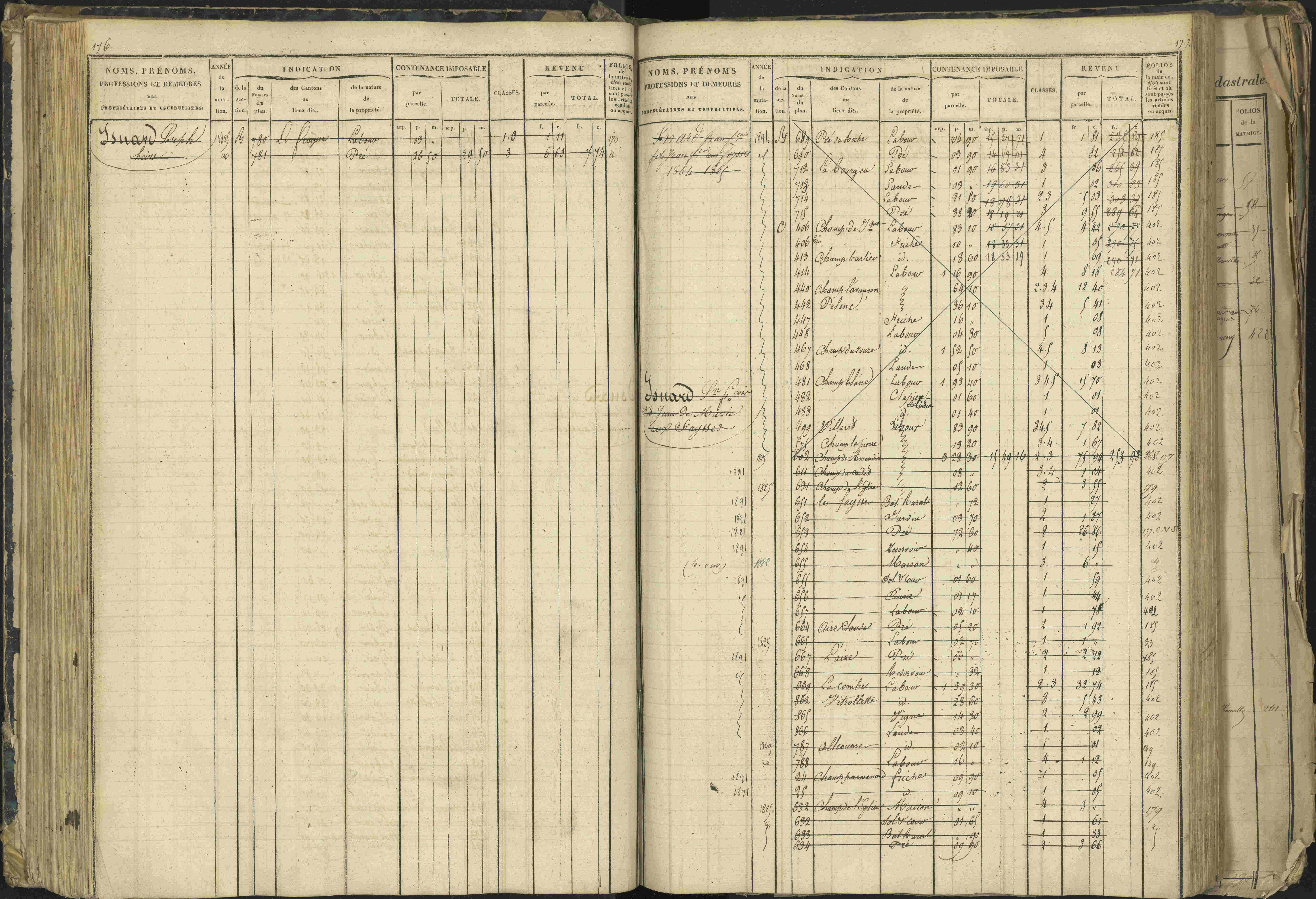 Barcillonnette - 3 P 208/1 - 3 P 208/1 - Matrice, folios 1-400.
