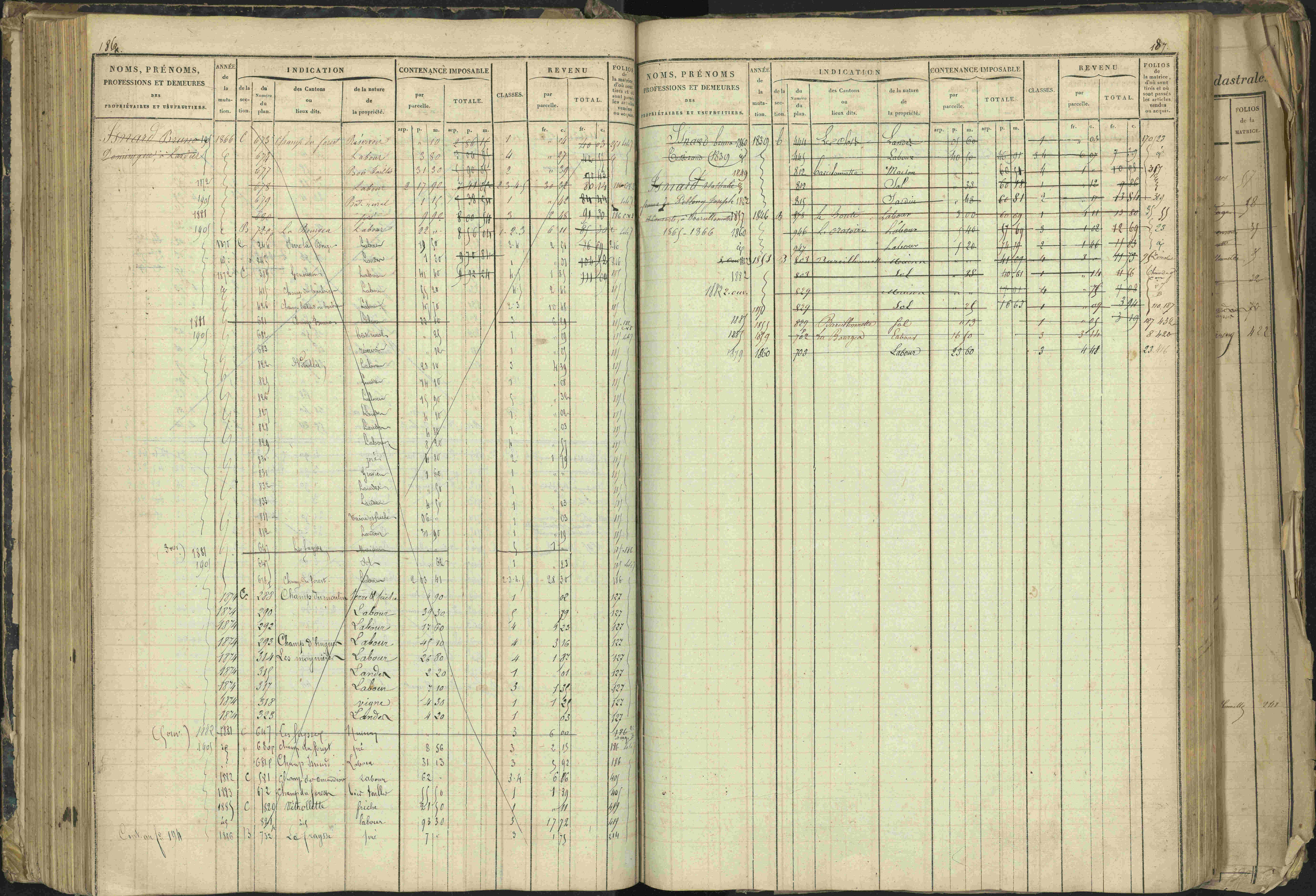 Barcillonnette - 3 P 208/1 - 3 P 208/1 - Matrice, folios 1-400.