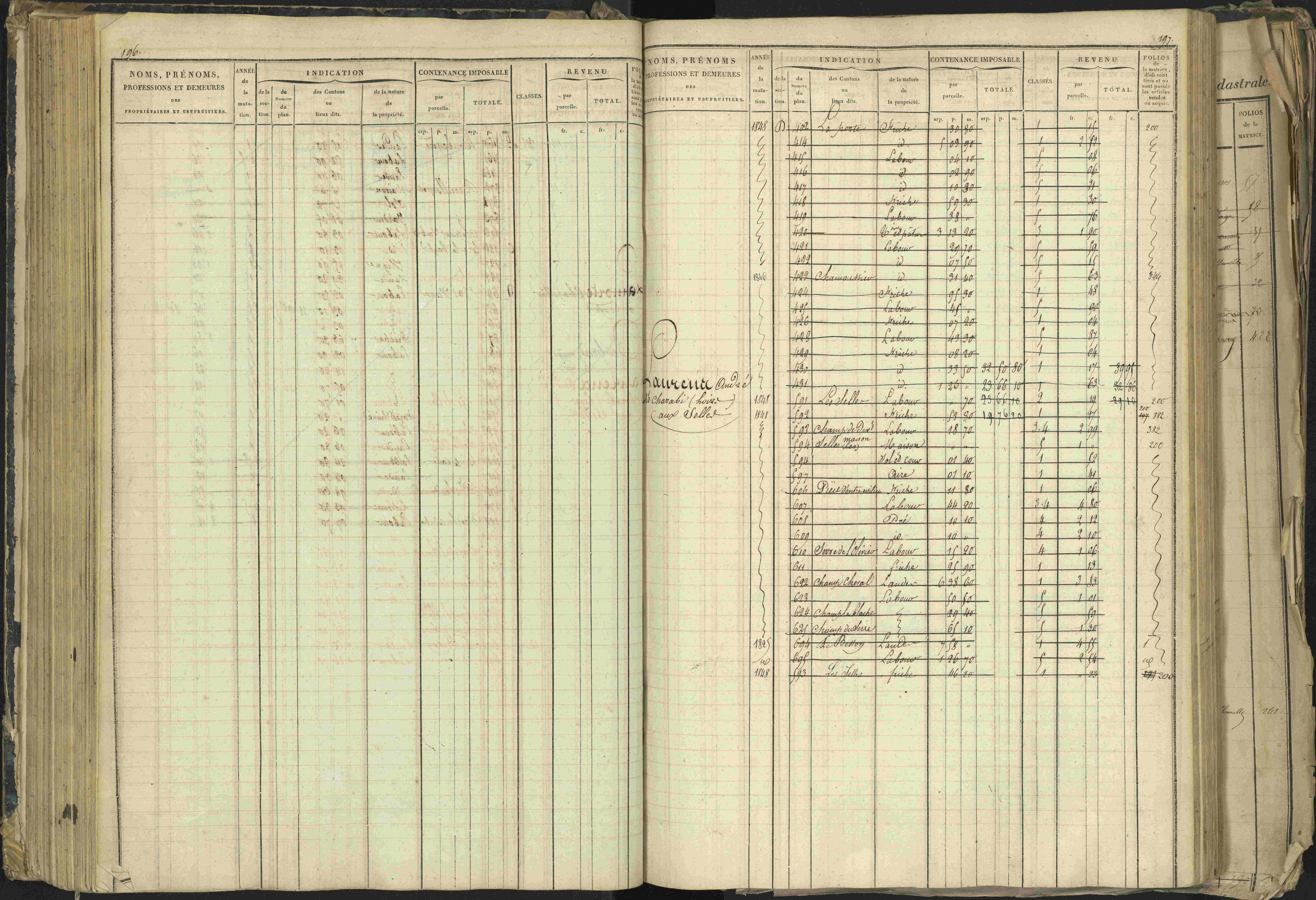 Barcillonnette - 3 P 208/1 - 3 P 208/1 - Matrice, folios 1-400.