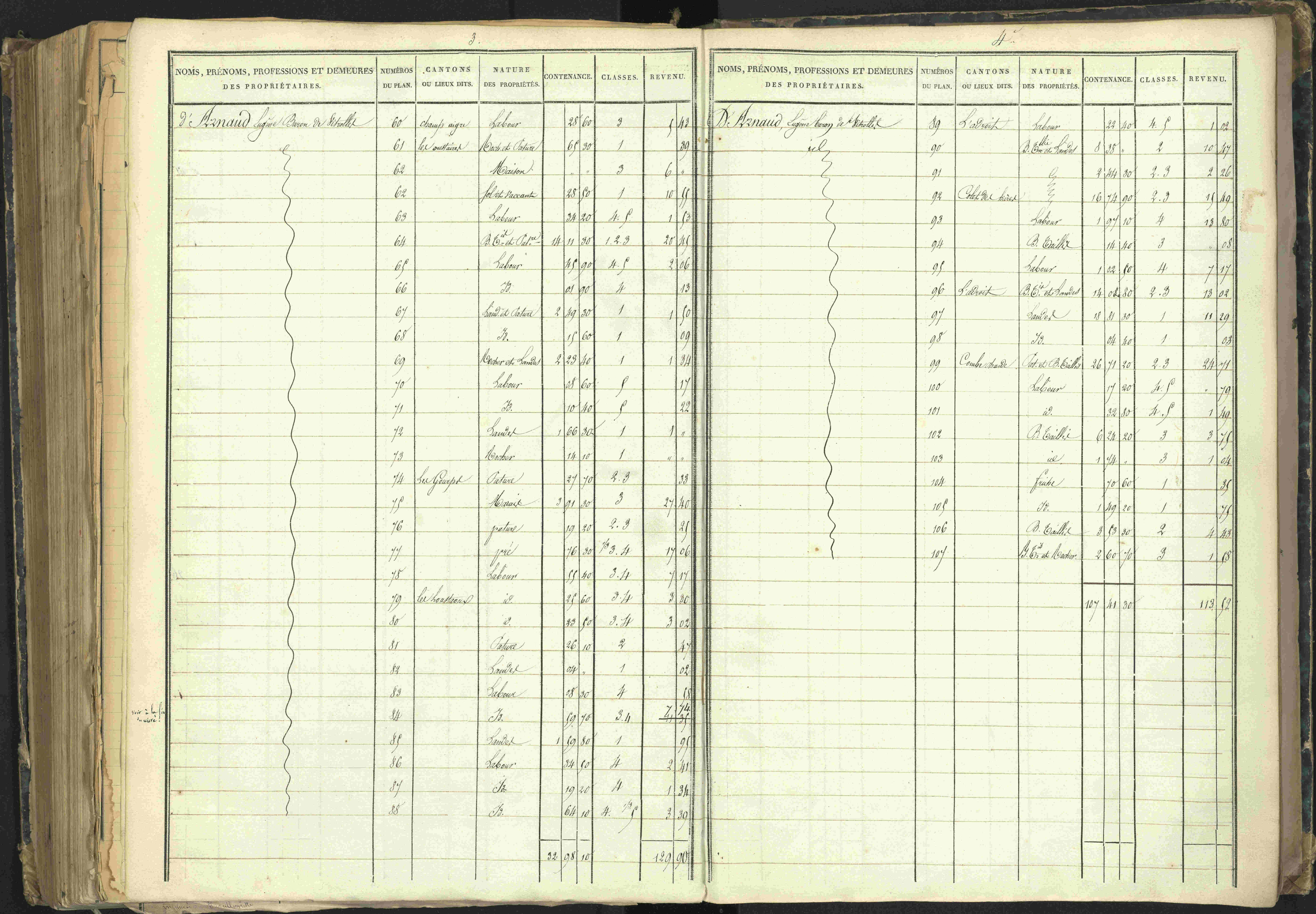 Barcillonnette - 3 P 208/4 - 3 P 208/4 - Section A.