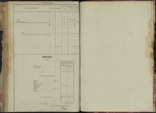 La Bâtie-Montsaléon - 3 P 229/6 - 3 P 229/6 - Relevé des numéros de même nature : section C 