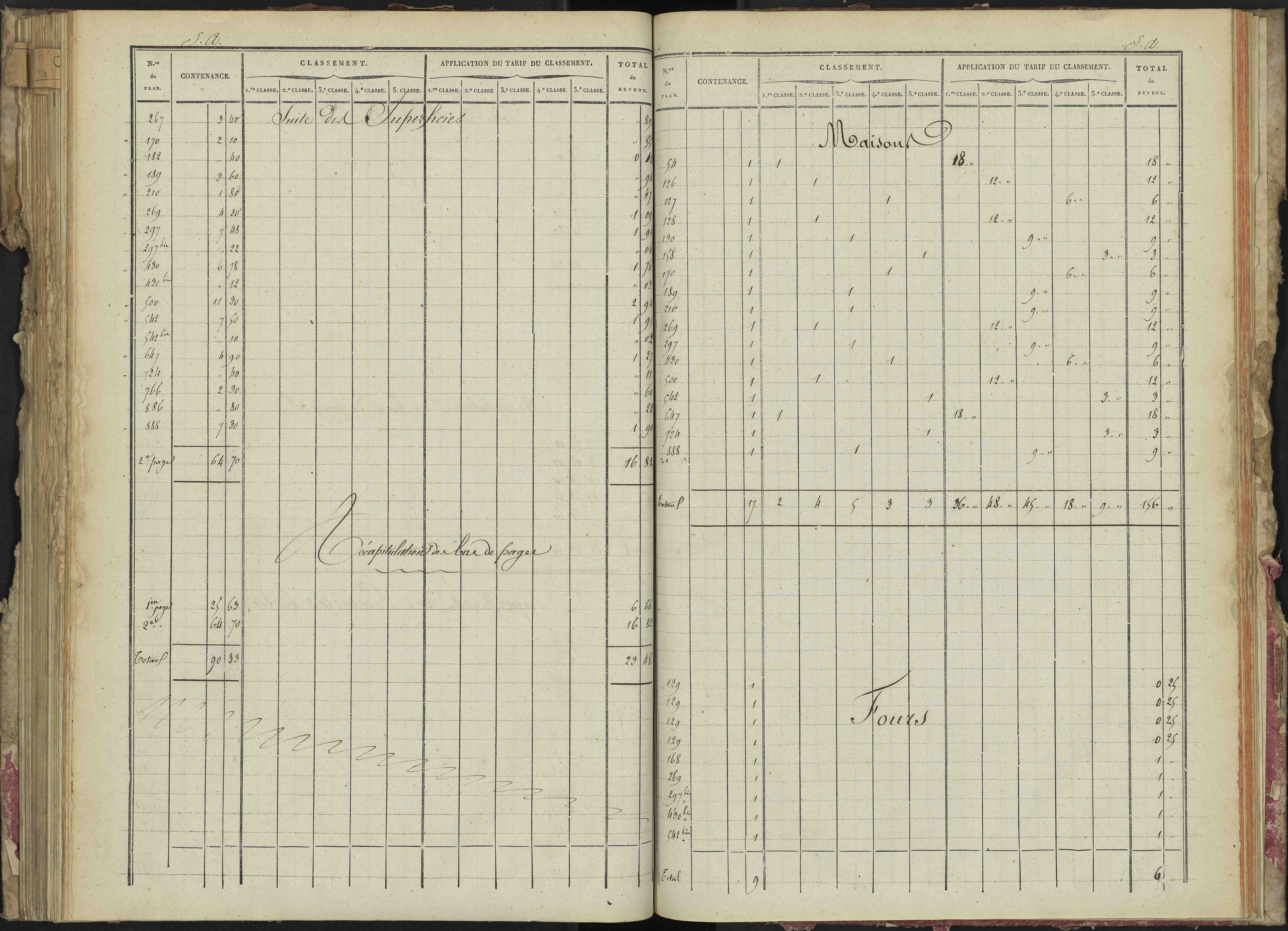 La Bâtie-Montsaléon - 3 P 229/4 - 3 P 229/4 - Relevé des numéros de même nature : section A 