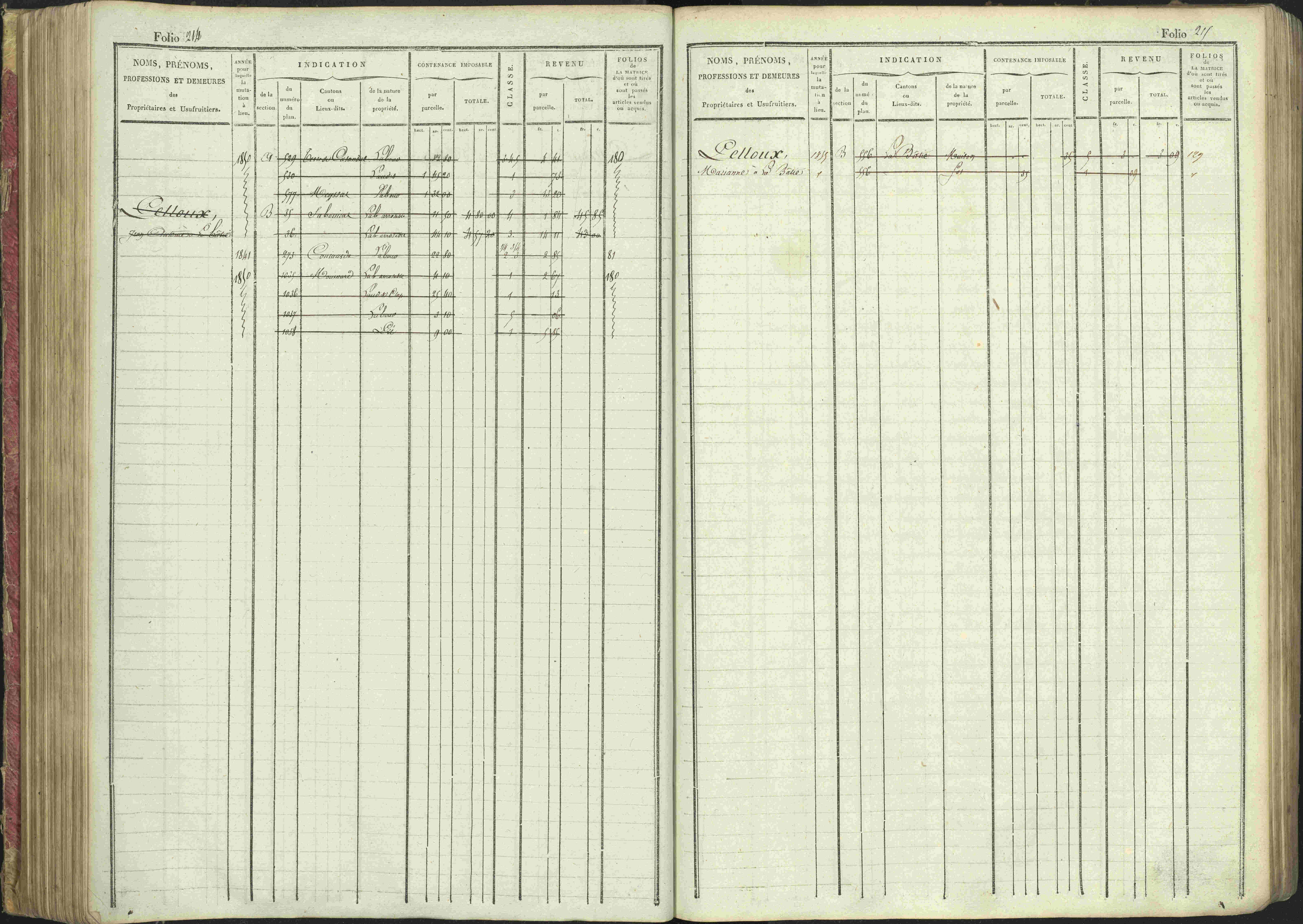 La Bâtie-Montsaléon - 3 P 230/1 - 3 P 230/1 - Matrice, folios 1-600. 