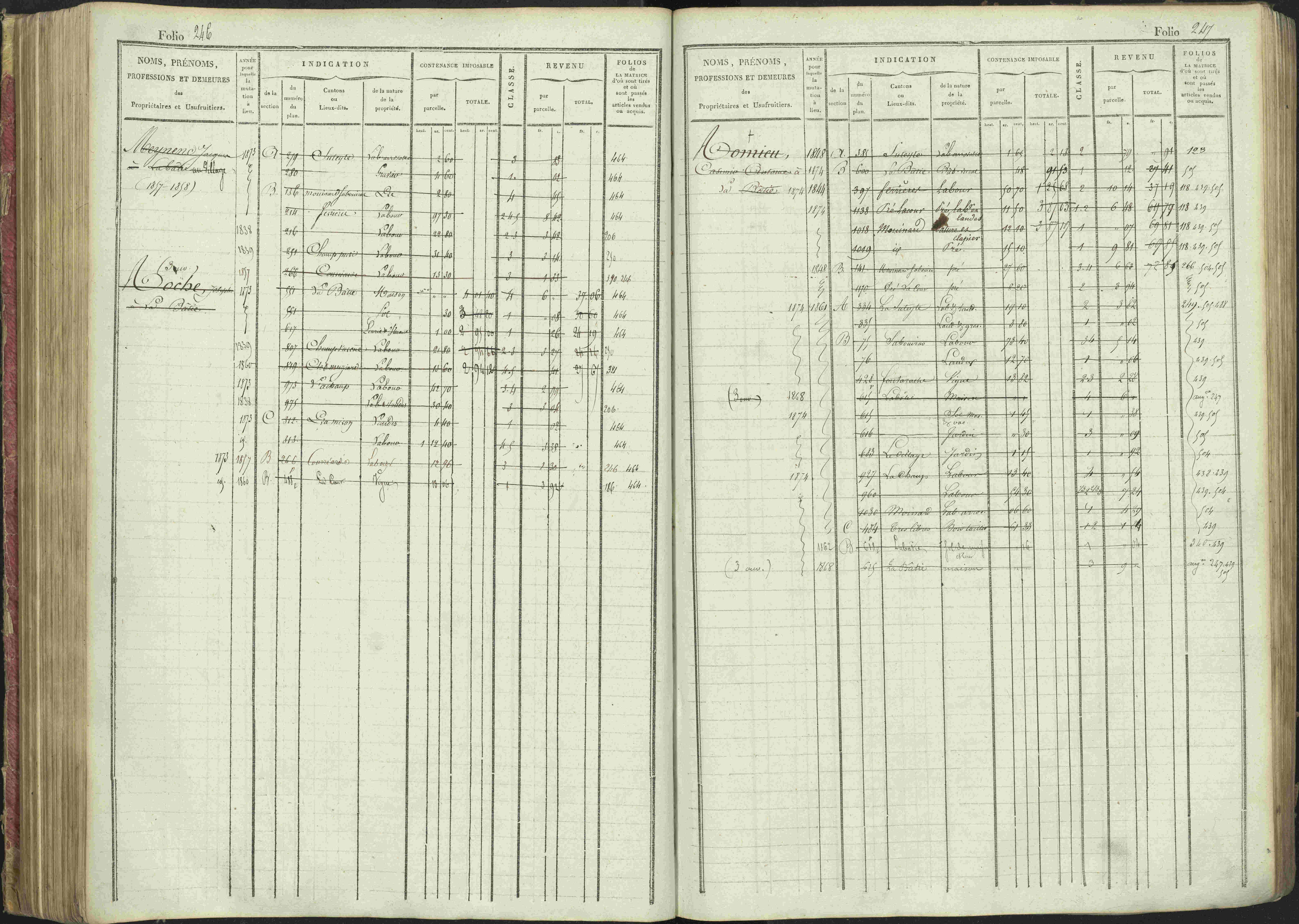 La Bâtie-Montsaléon - 3 P 230/1 - 3 P 230/1 - Matrice, folios 1-600. 