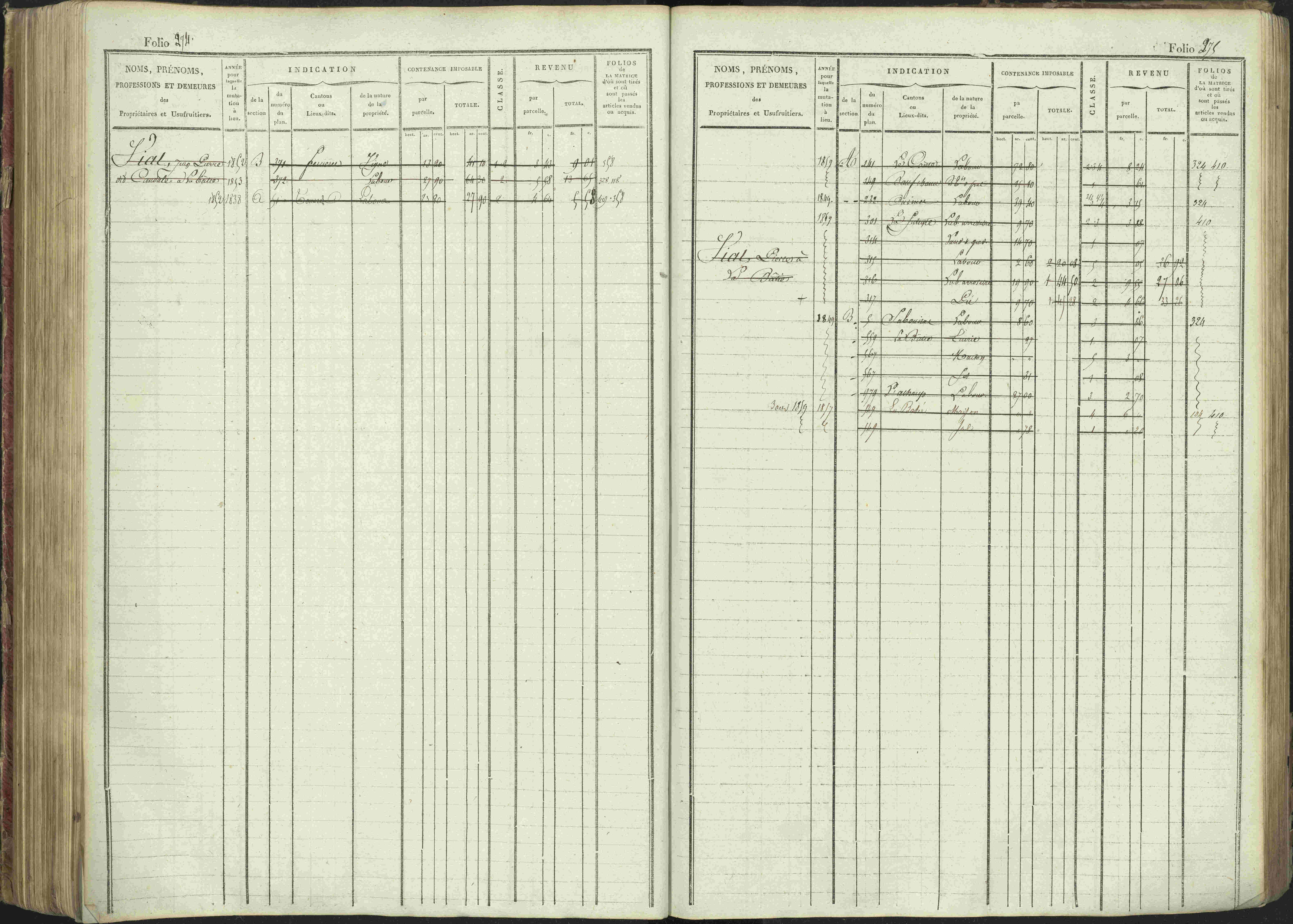 La Bâtie-Montsaléon - 3 P 230/1 - 3 P 230/1 - Matrice, folios 1-600. 
