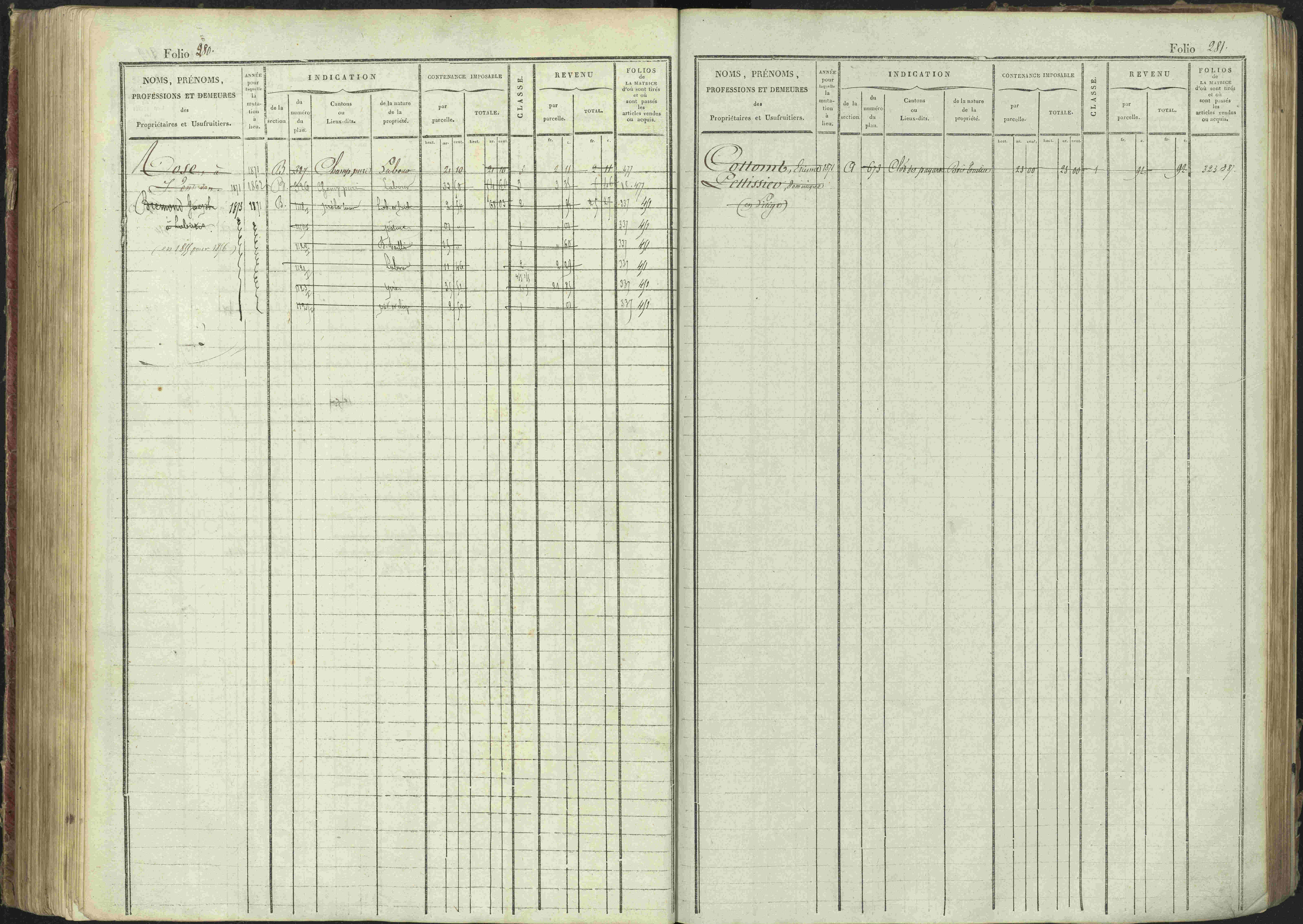 La Bâtie-Montsaléon - 3 P 230/1 - 3 P 230/1 - Matrice, folios 1-600. 