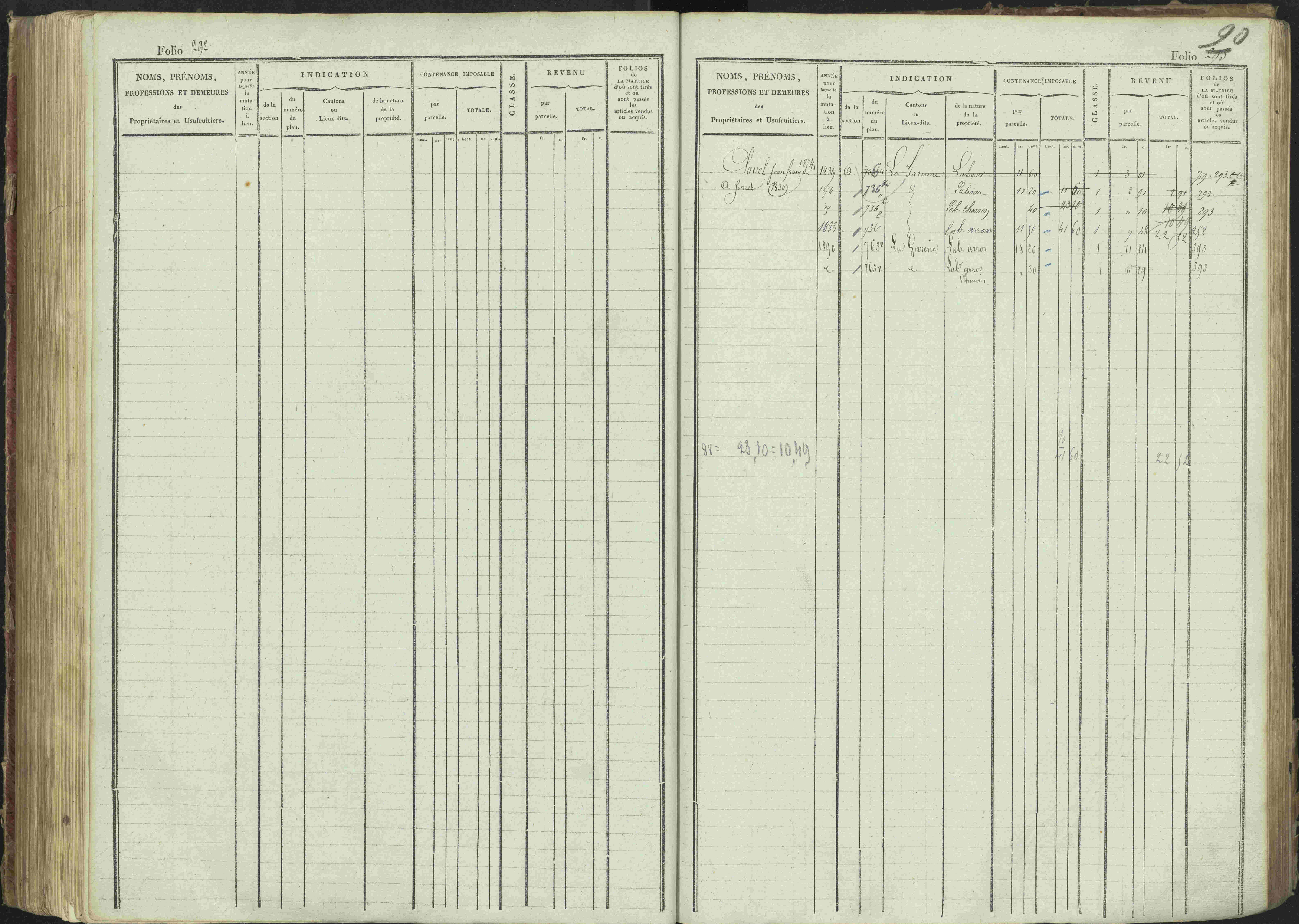 La Bâtie-Montsaléon - 3 P 230/1 - 3 P 230/1 - Matrice, folios 1-600. 