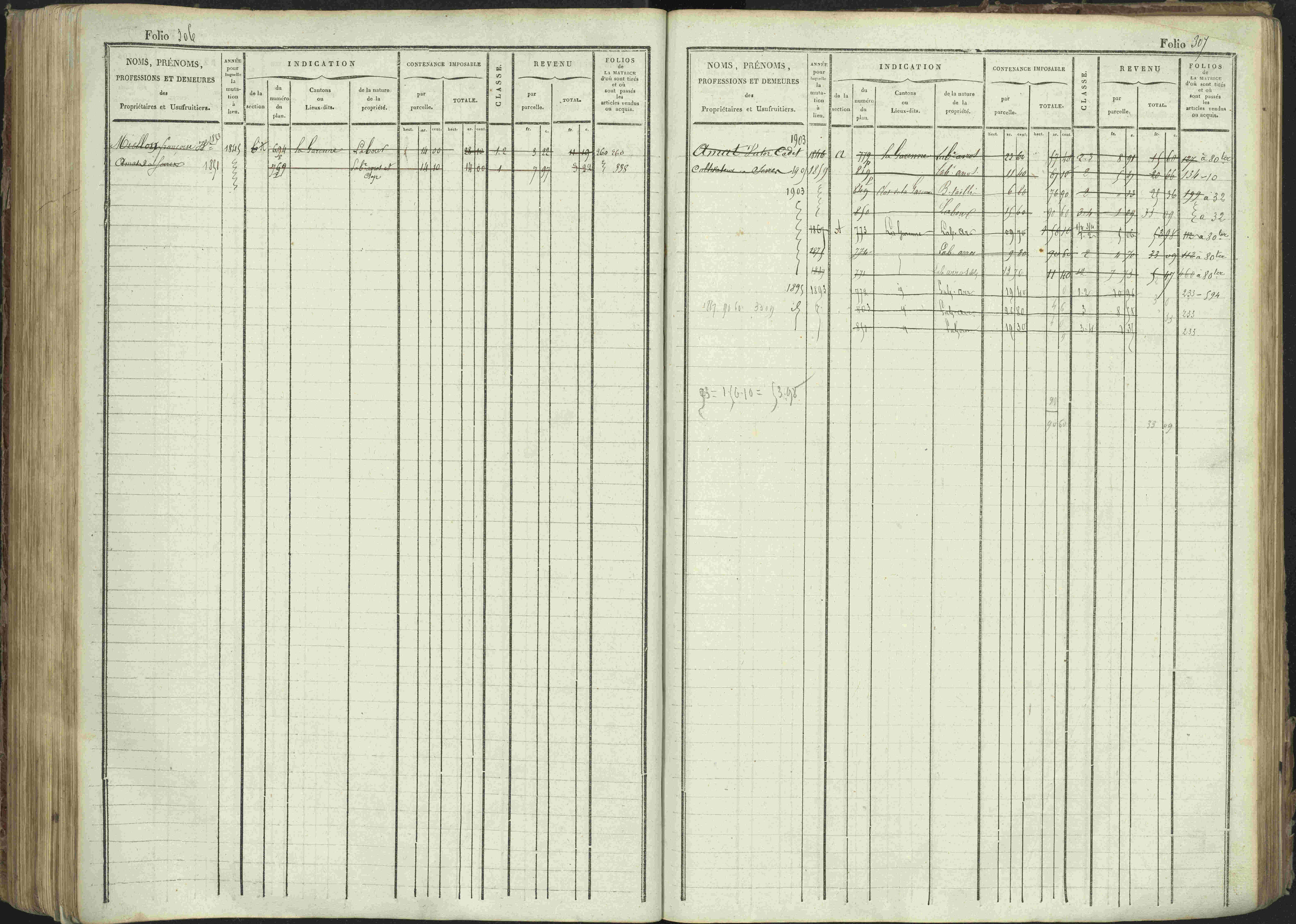La Bâtie-Montsaléon - 3 P 230/1 - 3 P 230/1 - Matrice, folios 1-600. 