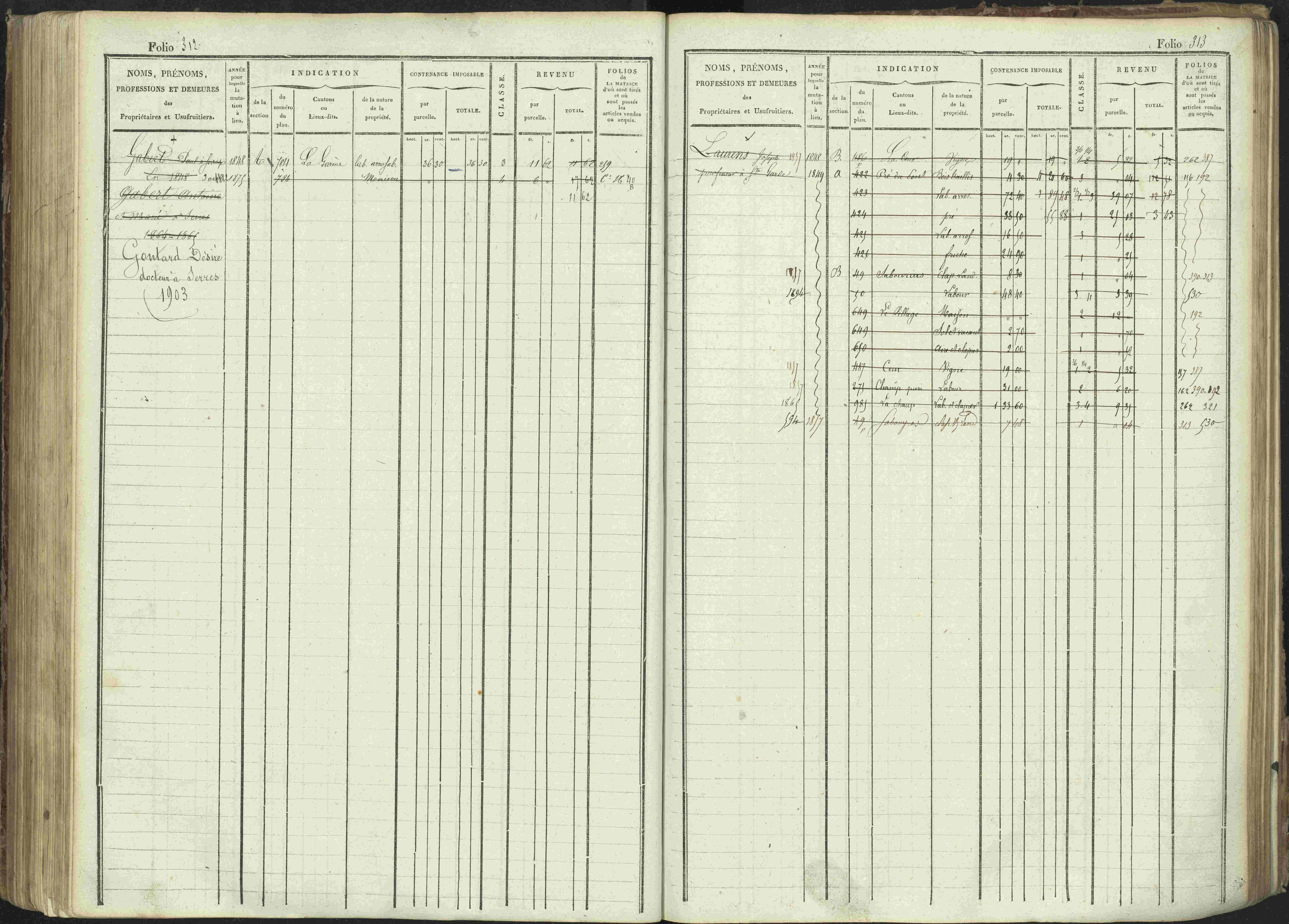 La Bâtie-Montsaléon - 3 P 230/1 - 3 P 230/1 - Matrice, folios 1-600. 