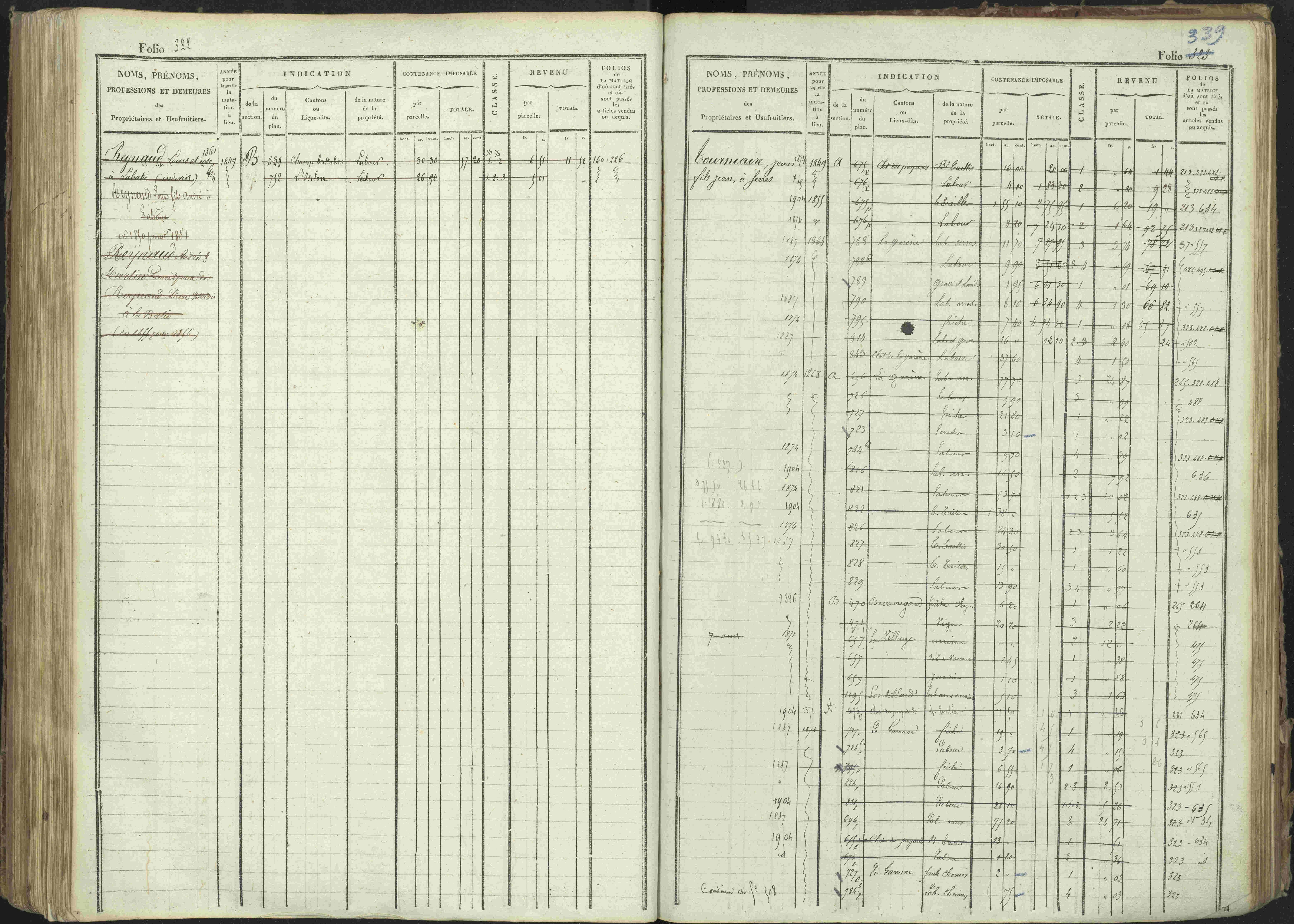 La Bâtie-Montsaléon - 3 P 230/1 - 3 P 230/1 - Matrice, folios 1-600. 
