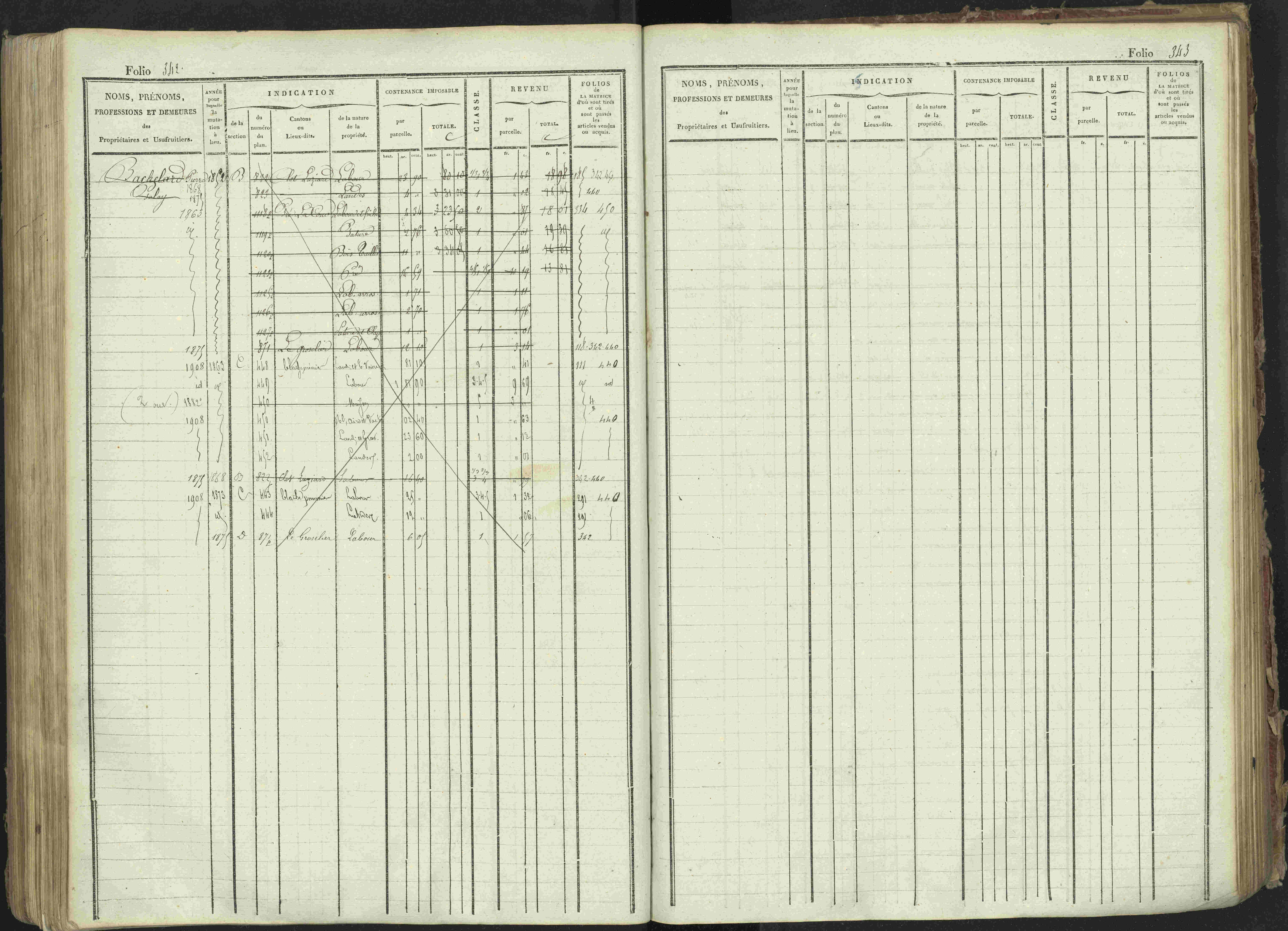 La Bâtie-Montsaléon - 3 P 230/1 - 3 P 230/1 - Matrice, folios 1-600. 