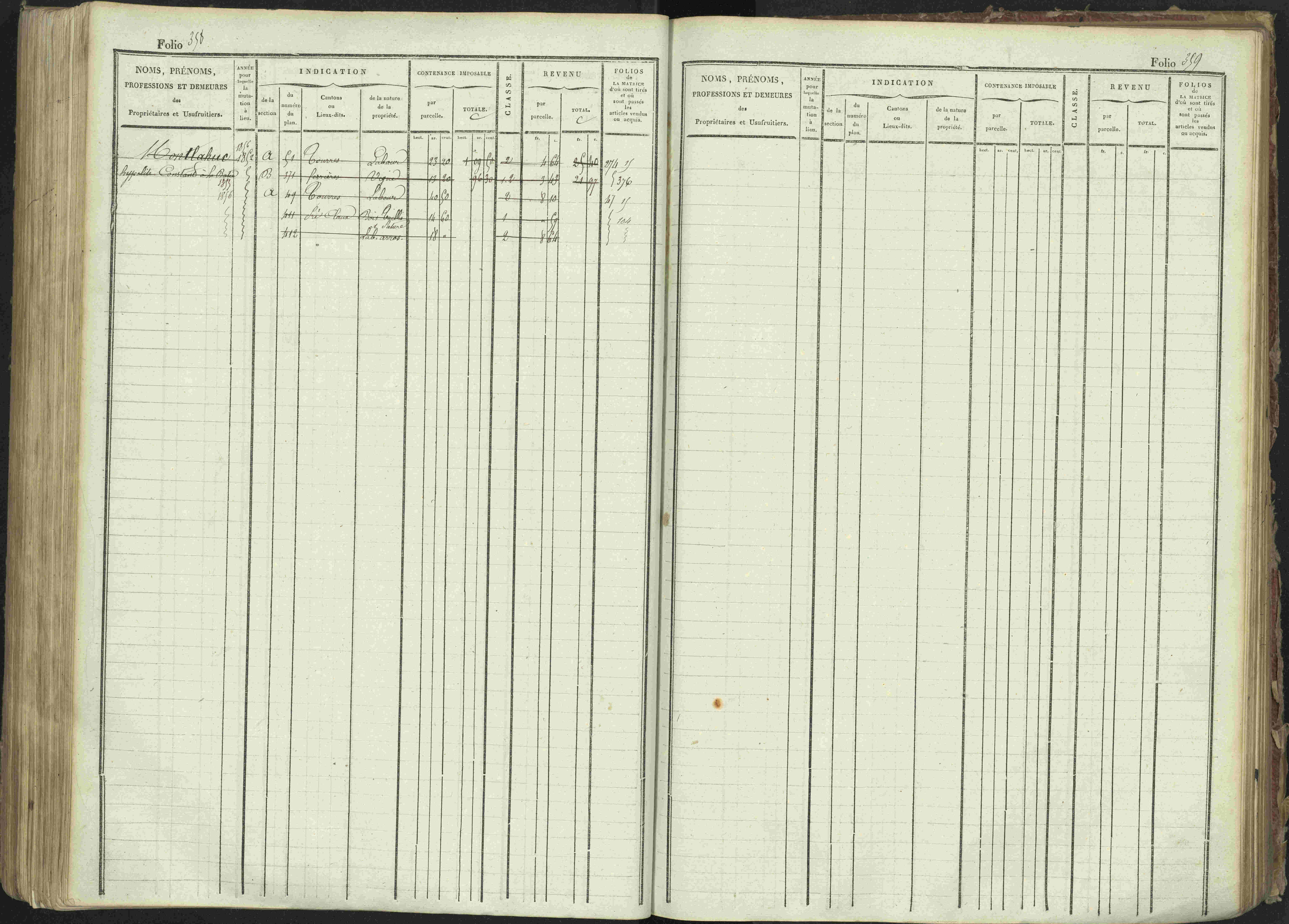 La Bâtie-Montsaléon - 3 P 230/1 - 3 P 230/1 - Matrice, folios 1-600. 