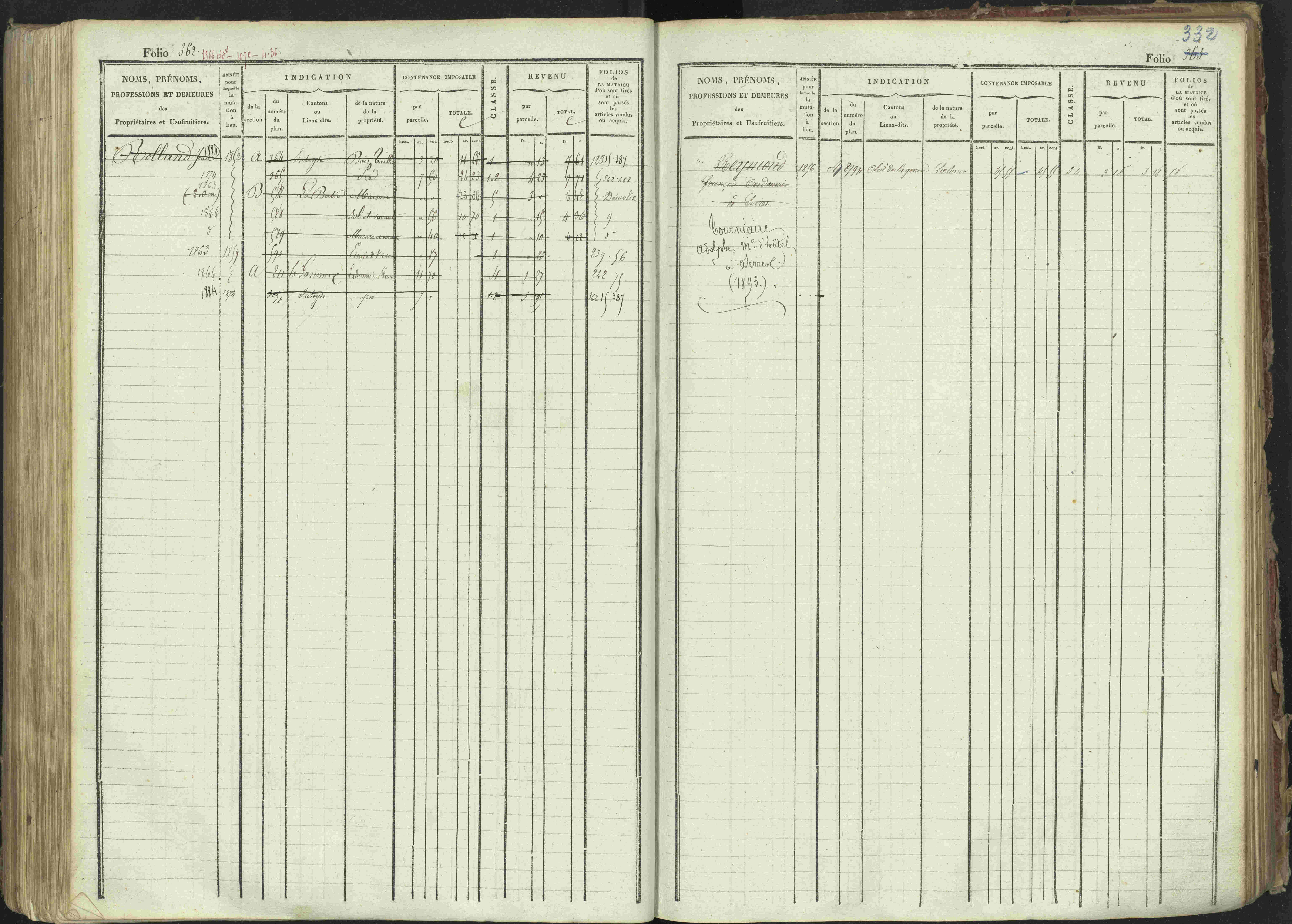 La Bâtie-Montsaléon - 3 P 230/1 - 3 P 230/1 - Matrice, folios 1-600. 