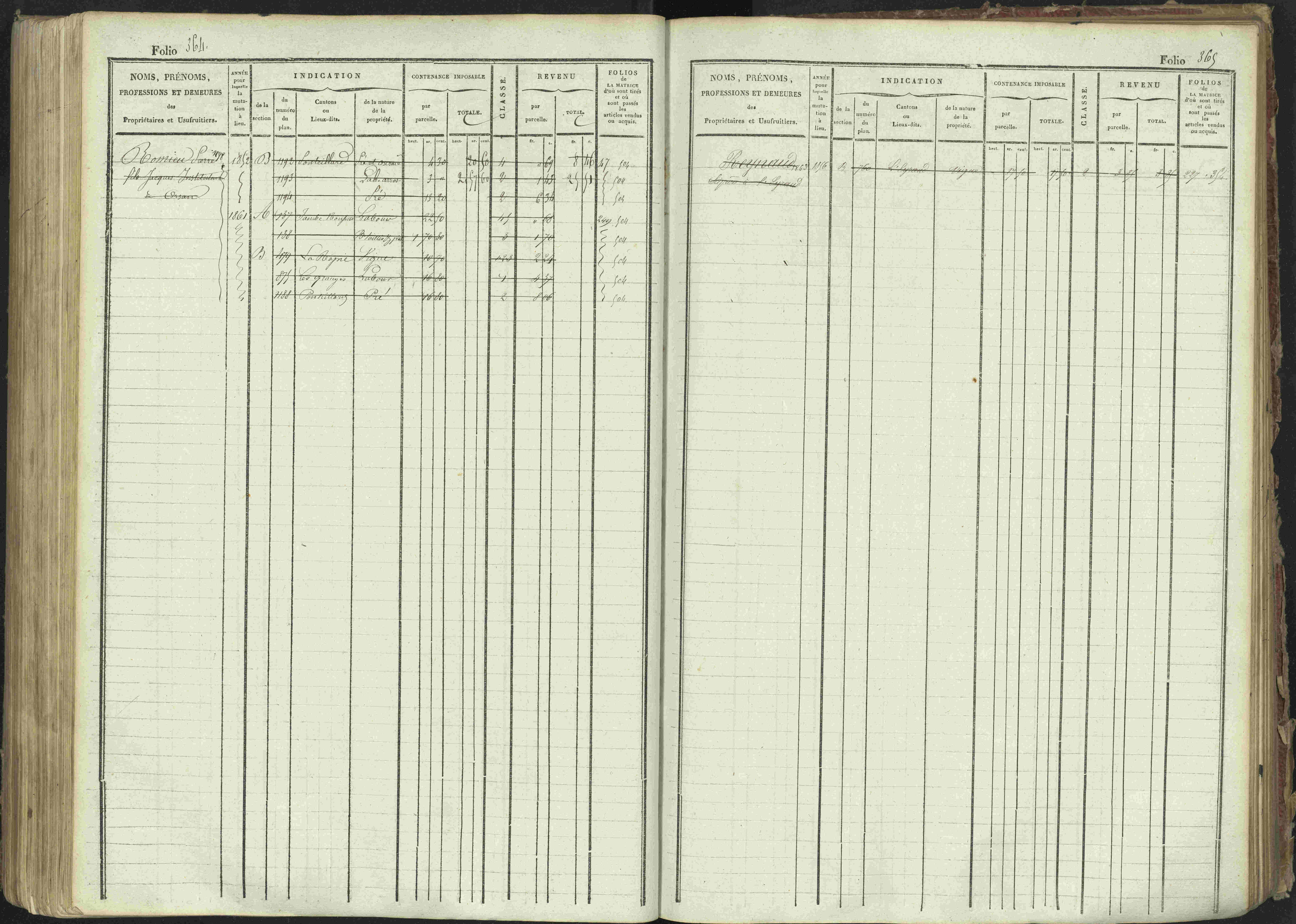 La Bâtie-Montsaléon - 3 P 230/1 - 3 P 230/1 - Matrice, folios 1-600. 