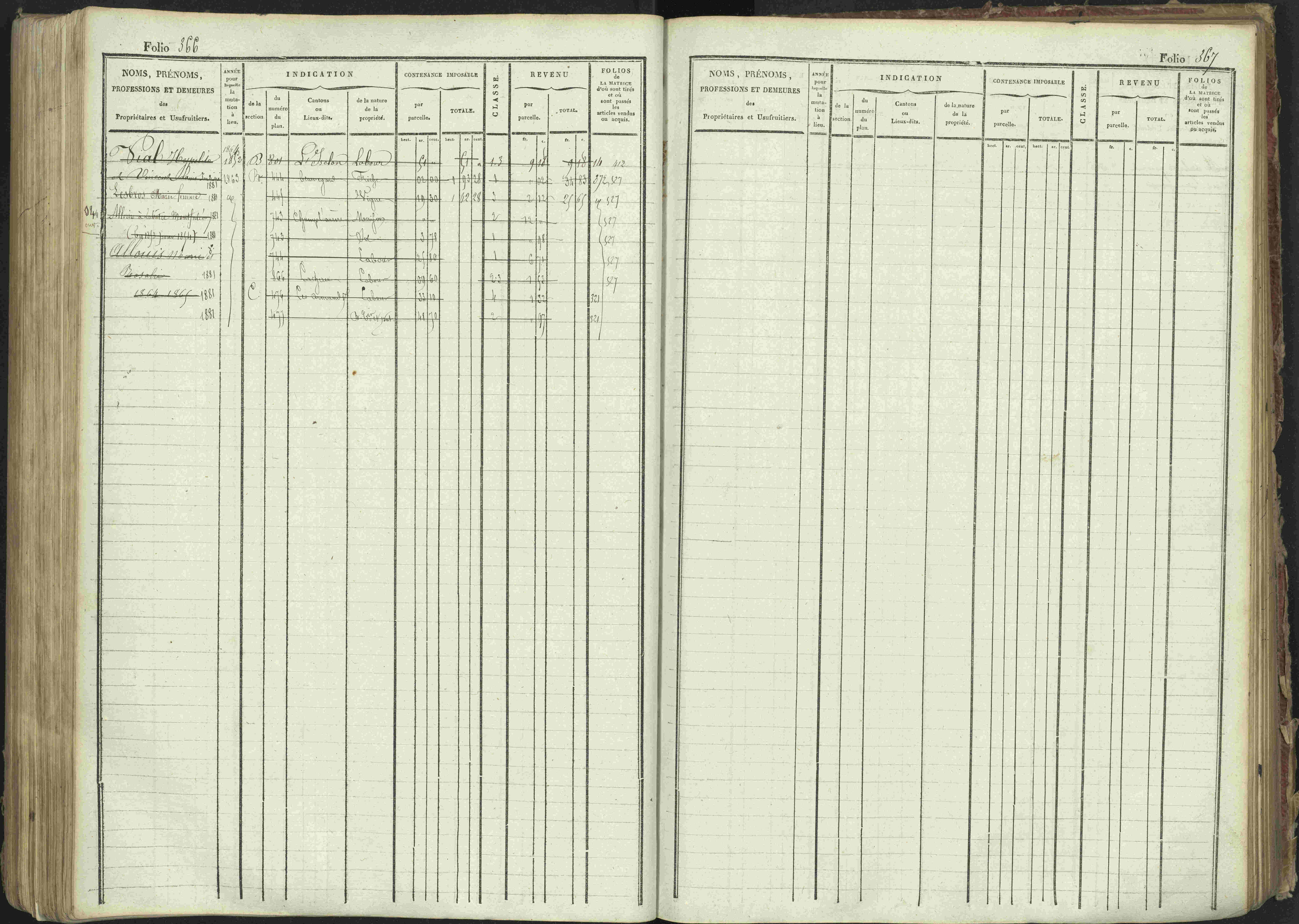 La Bâtie-Montsaléon - 3 P 230/1 - 3 P 230/1 - Matrice, folios 1-600. 