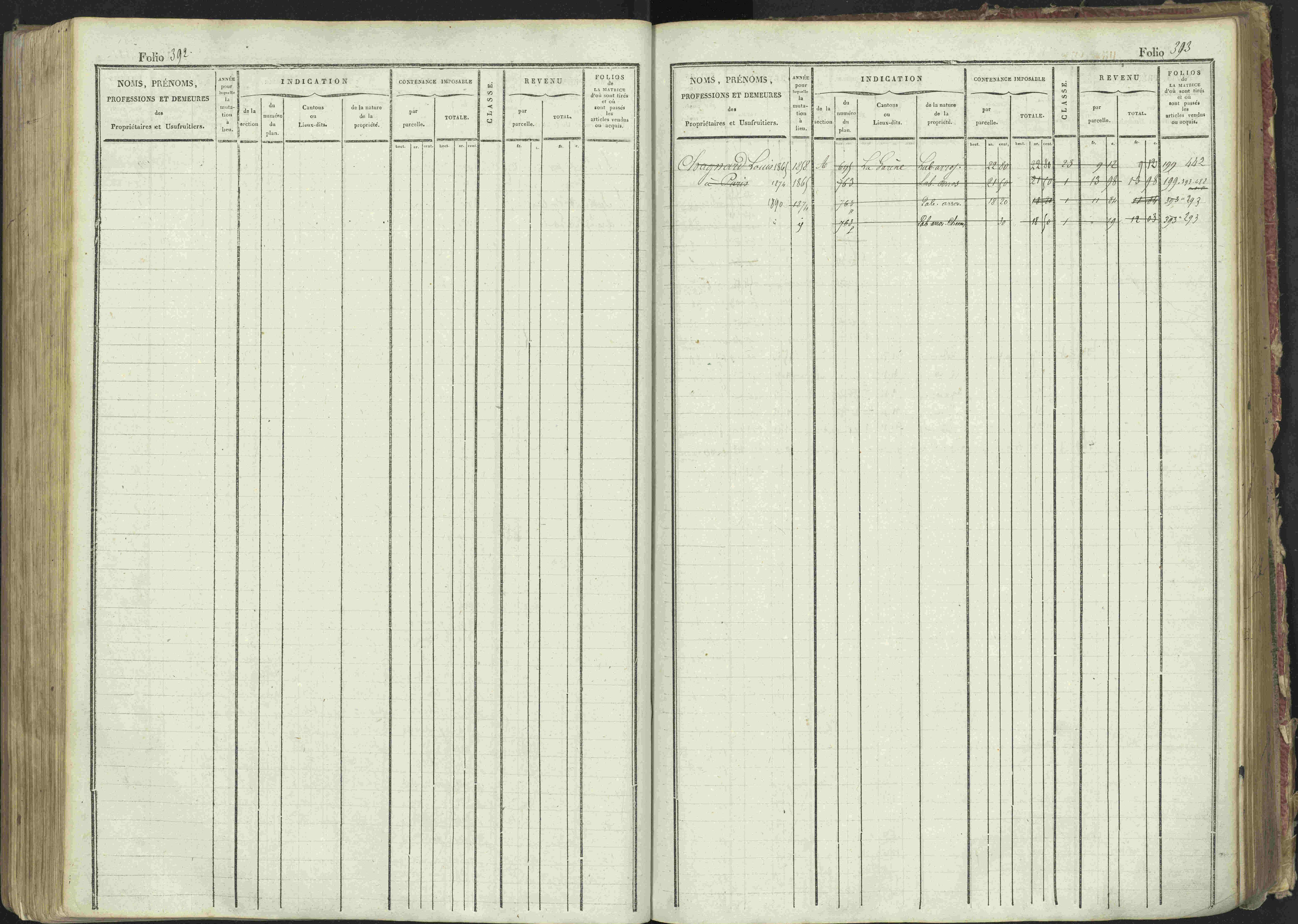 La Bâtie-Montsaléon - 3 P 230/1 - 3 P 230/1 - Matrice, folios 1-600. 