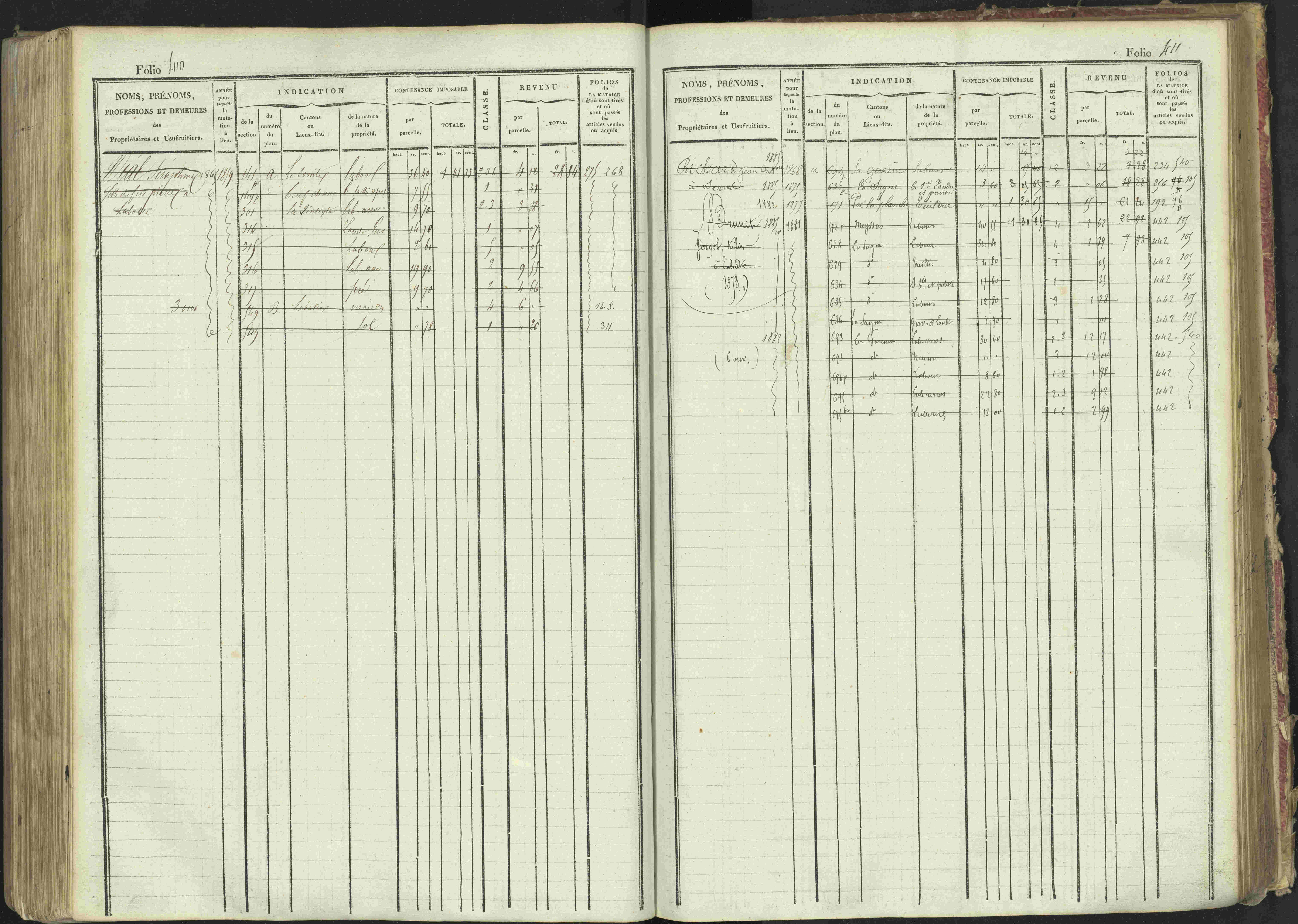 La Bâtie-Montsaléon - 3 P 230/1 - 3 P 230/1 - Matrice, folios 1-600. 