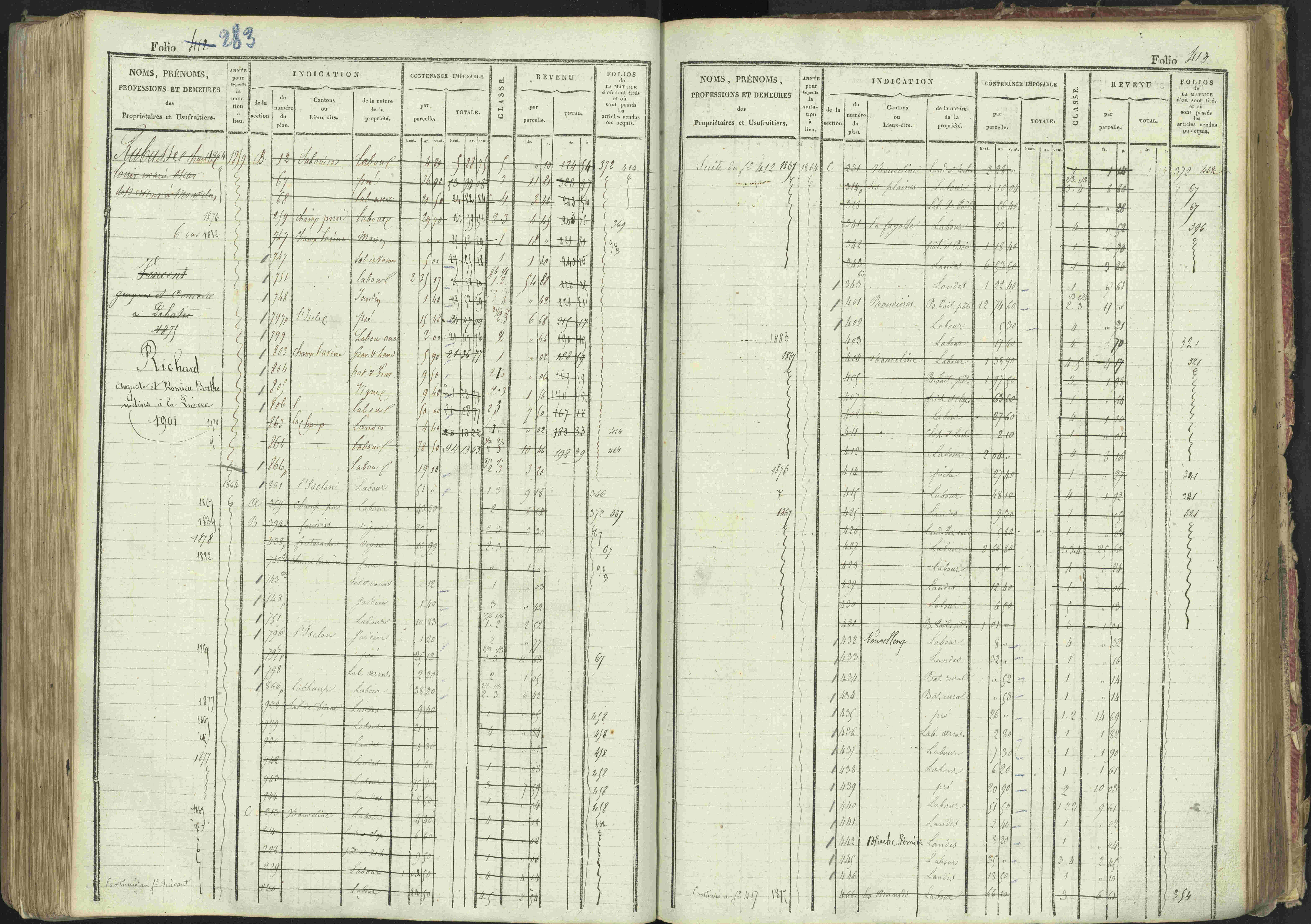 La Bâtie-Montsaléon - 3 P 230/1 - 3 P 230/1 - Matrice, folios 1-600. 