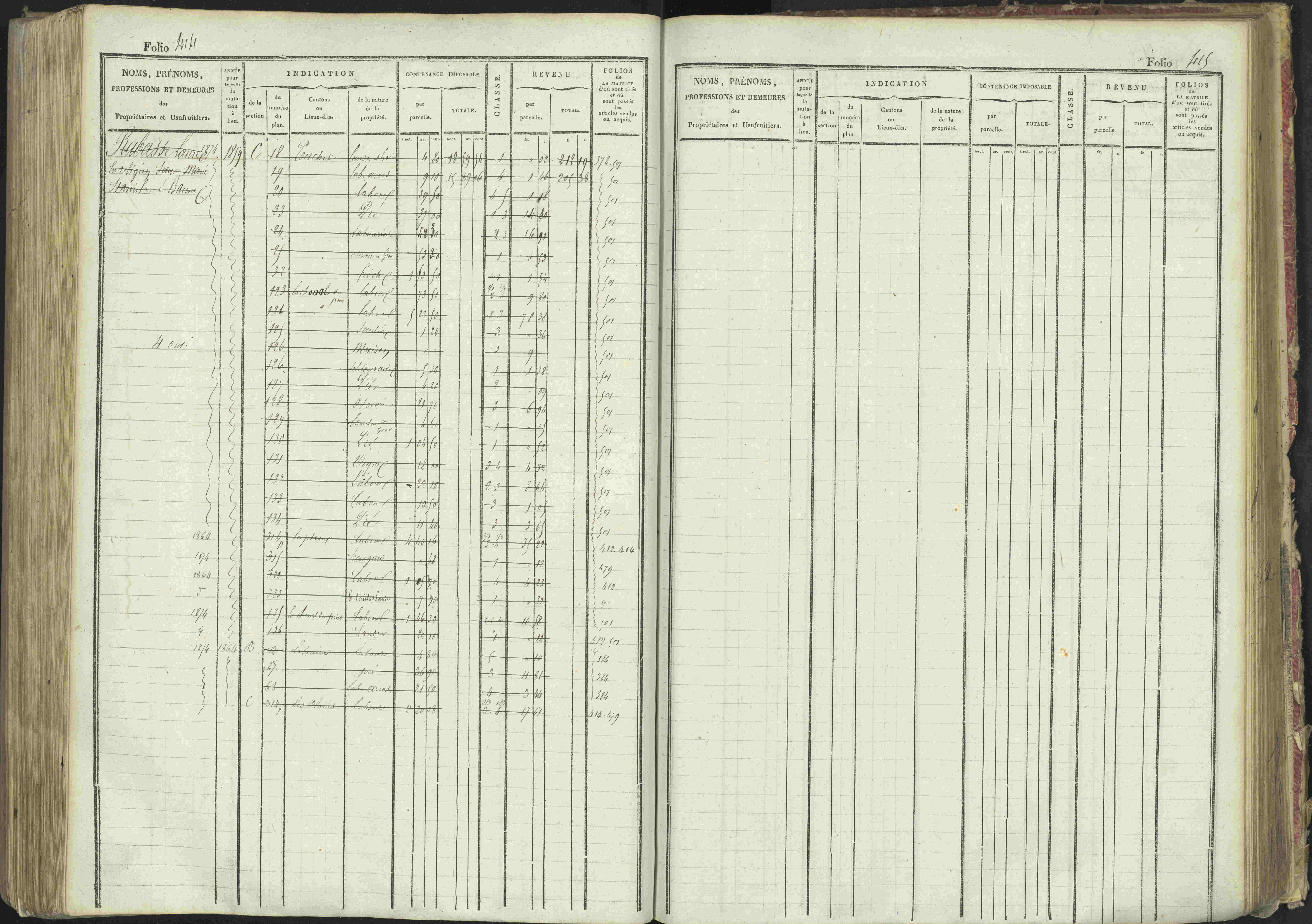 La Bâtie-Montsaléon - 3 P 230/1 - 3 P 230/1 - Matrice, folios 1-600. 