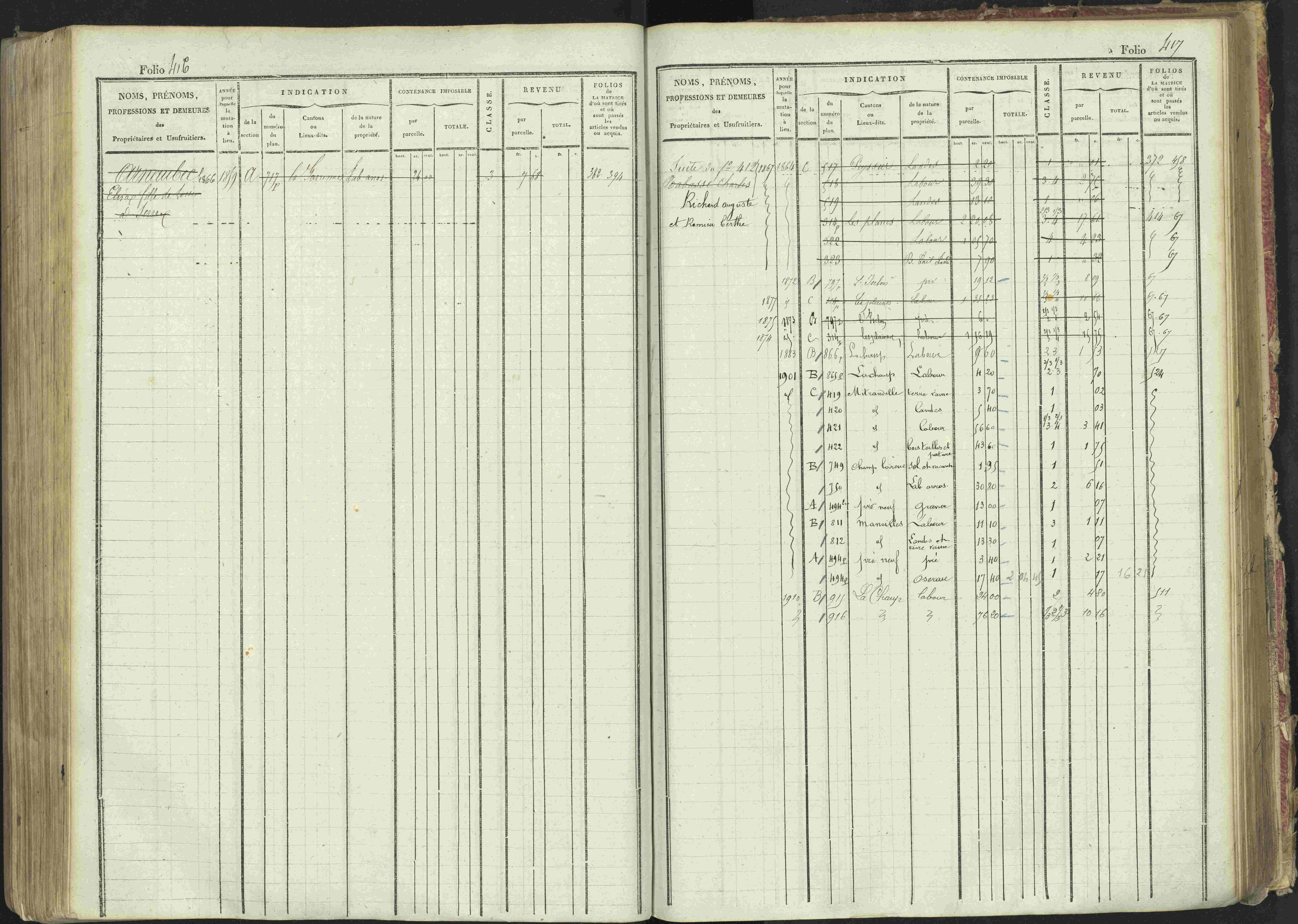 La Bâtie-Montsaléon - 3 P 230/1 - 3 P 230/1 - Matrice, folios 1-600. 