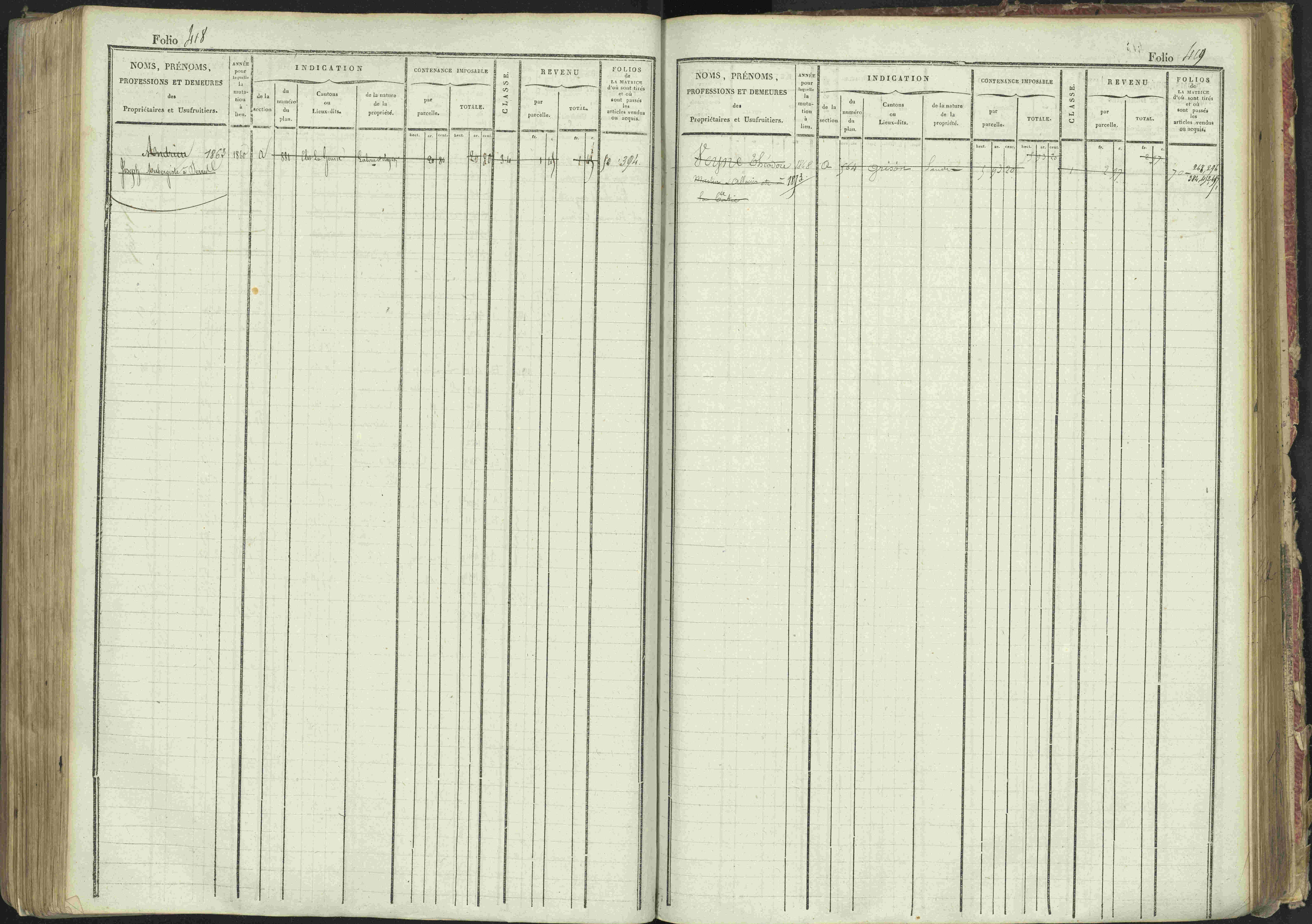 La Bâtie-Montsaléon - 3 P 230/1 - 3 P 230/1 - Matrice, folios 1-600. 