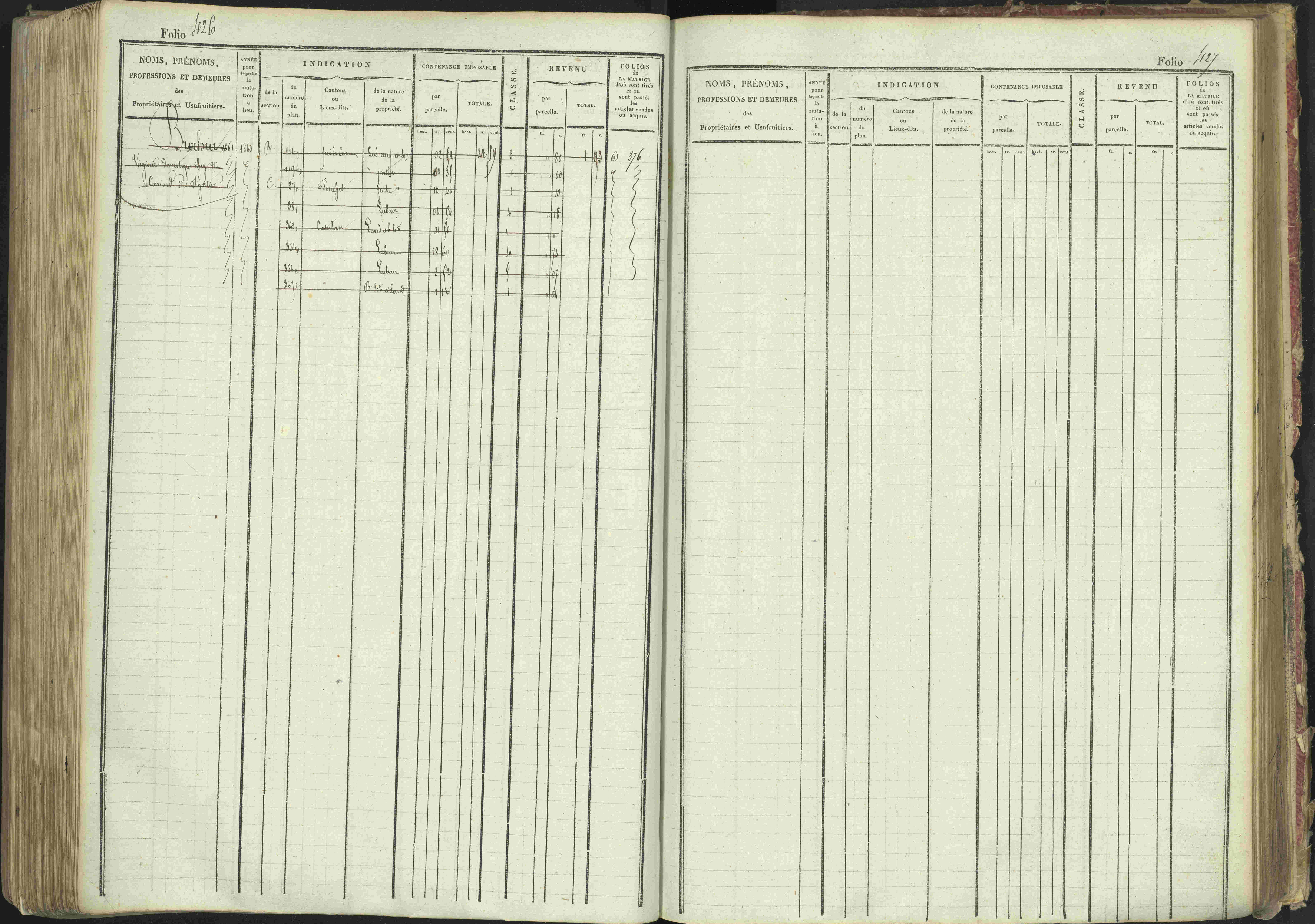 La Bâtie-Montsaléon - 3 P 230/1 - 3 P 230/1 - Matrice, folios 1-600. 