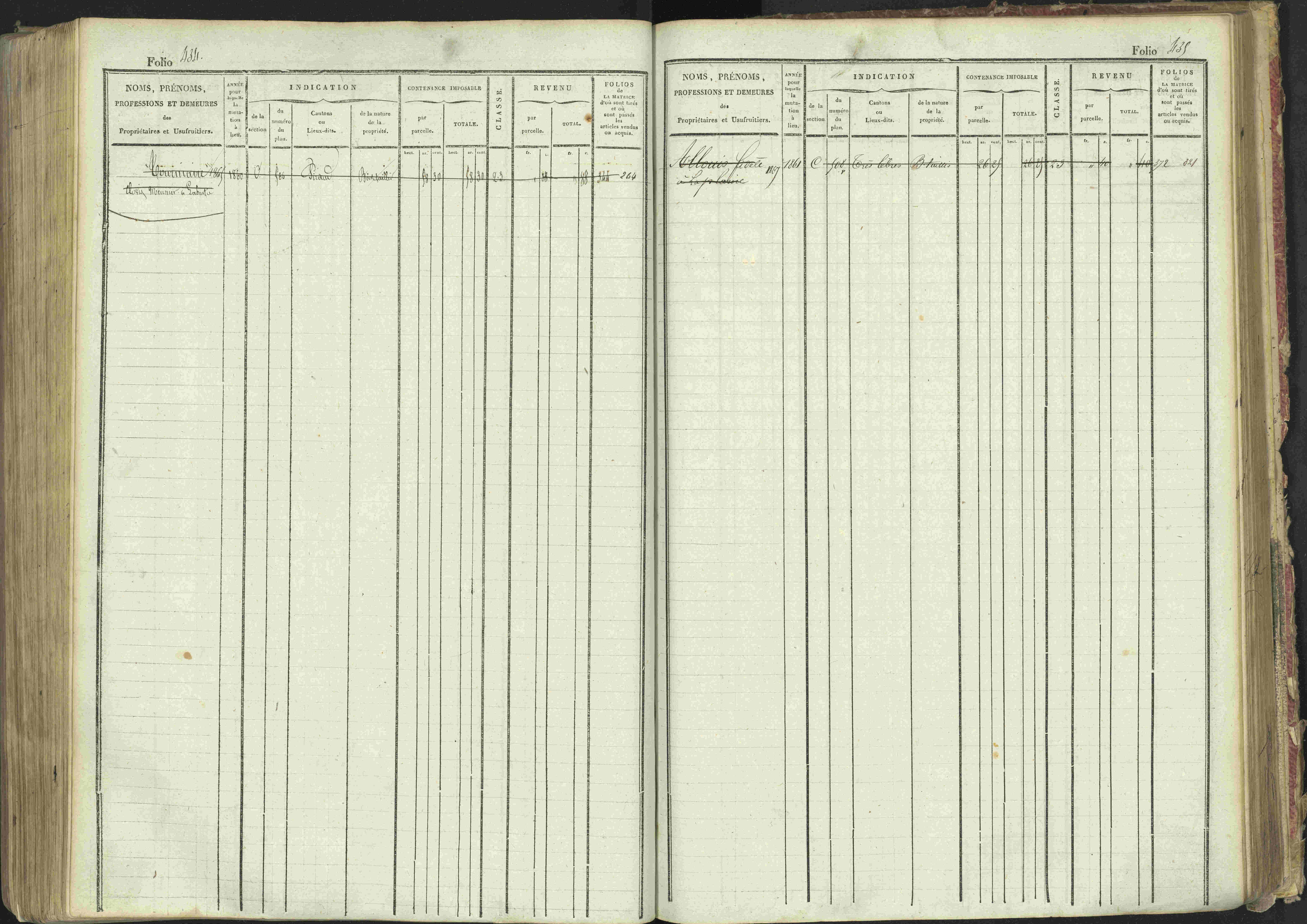 La Bâtie-Montsaléon - 3 P 230/1 - 3 P 230/1 - Matrice, folios 1-600. 
