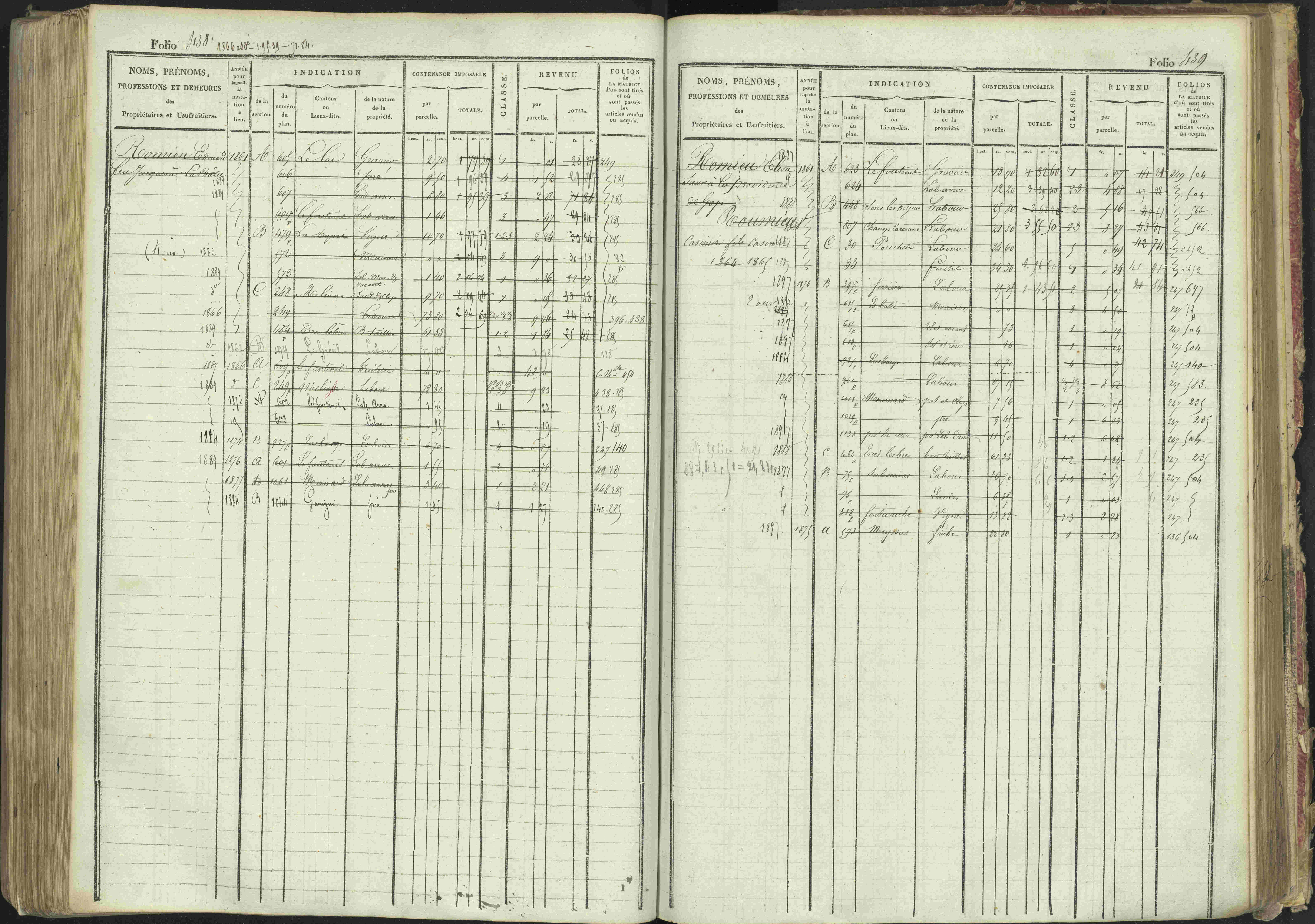 La Bâtie-Montsaléon - 3 P 230/1 - 3 P 230/1 - Matrice, folios 1-600. 