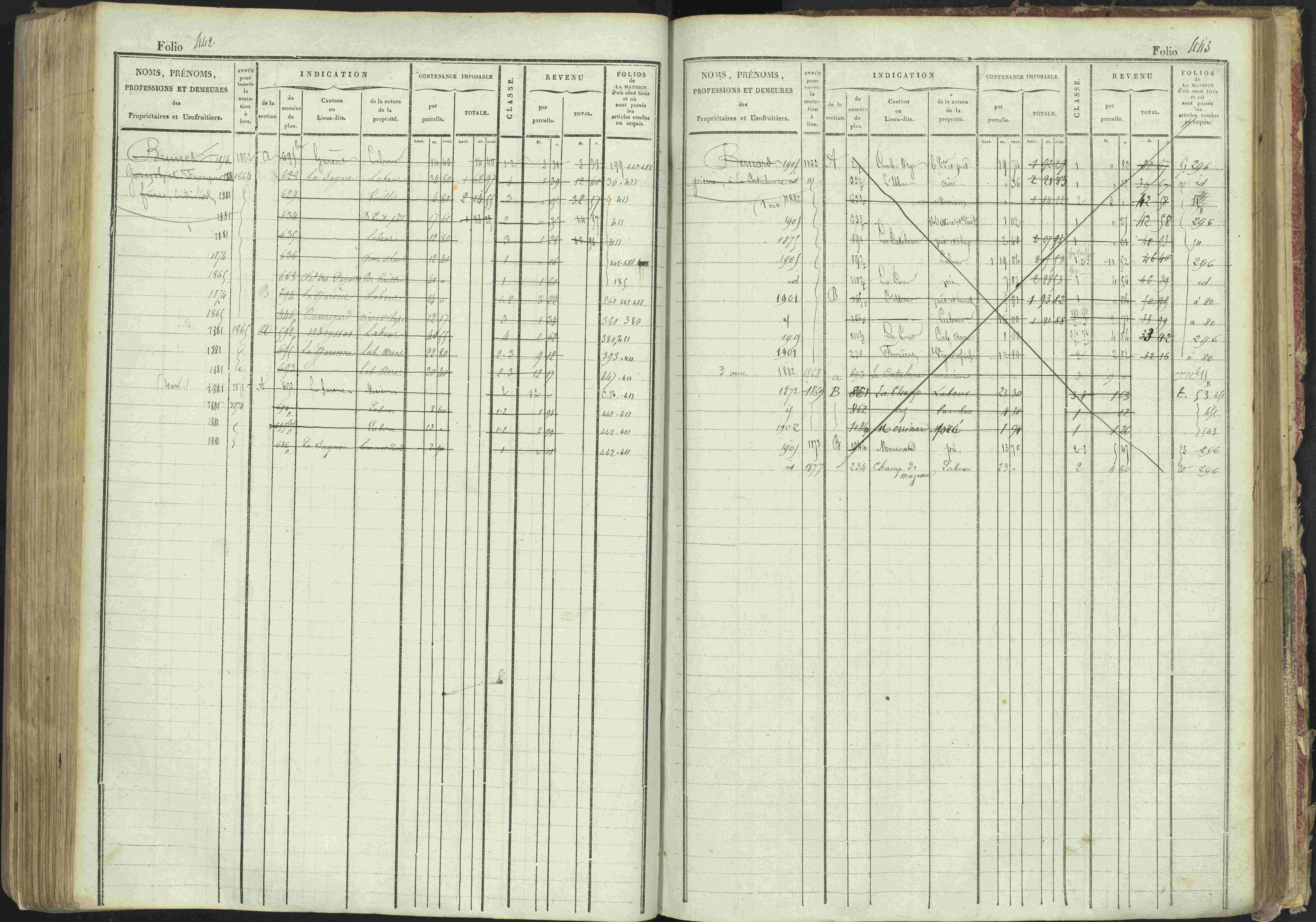 La Bâtie-Montsaléon - 3 P 230/1 - 3 P 230/1 - Matrice, folios 1-600. 