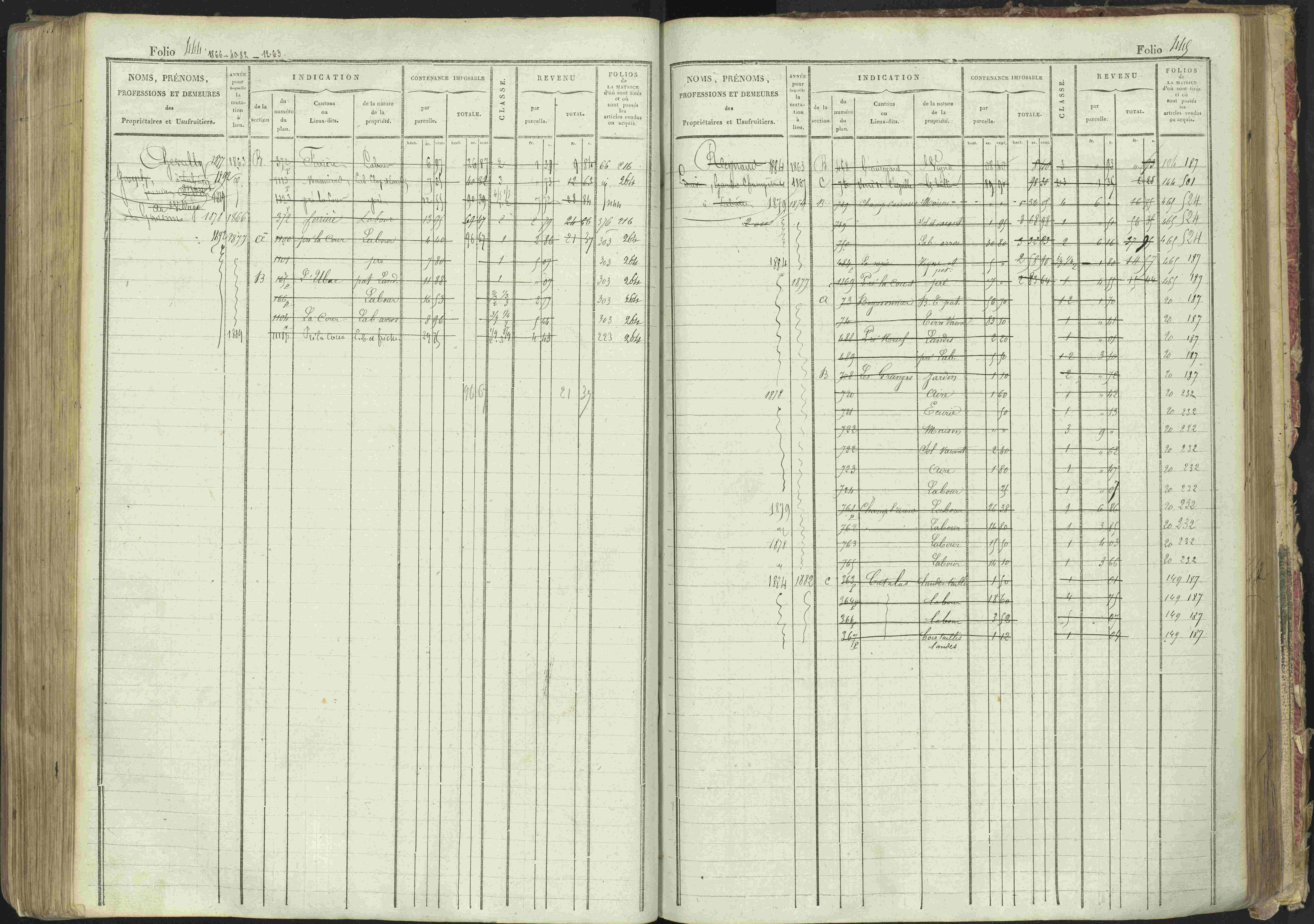 La Bâtie-Montsaléon - 3 P 230/1 - 3 P 230/1 - Matrice, folios 1-600. 