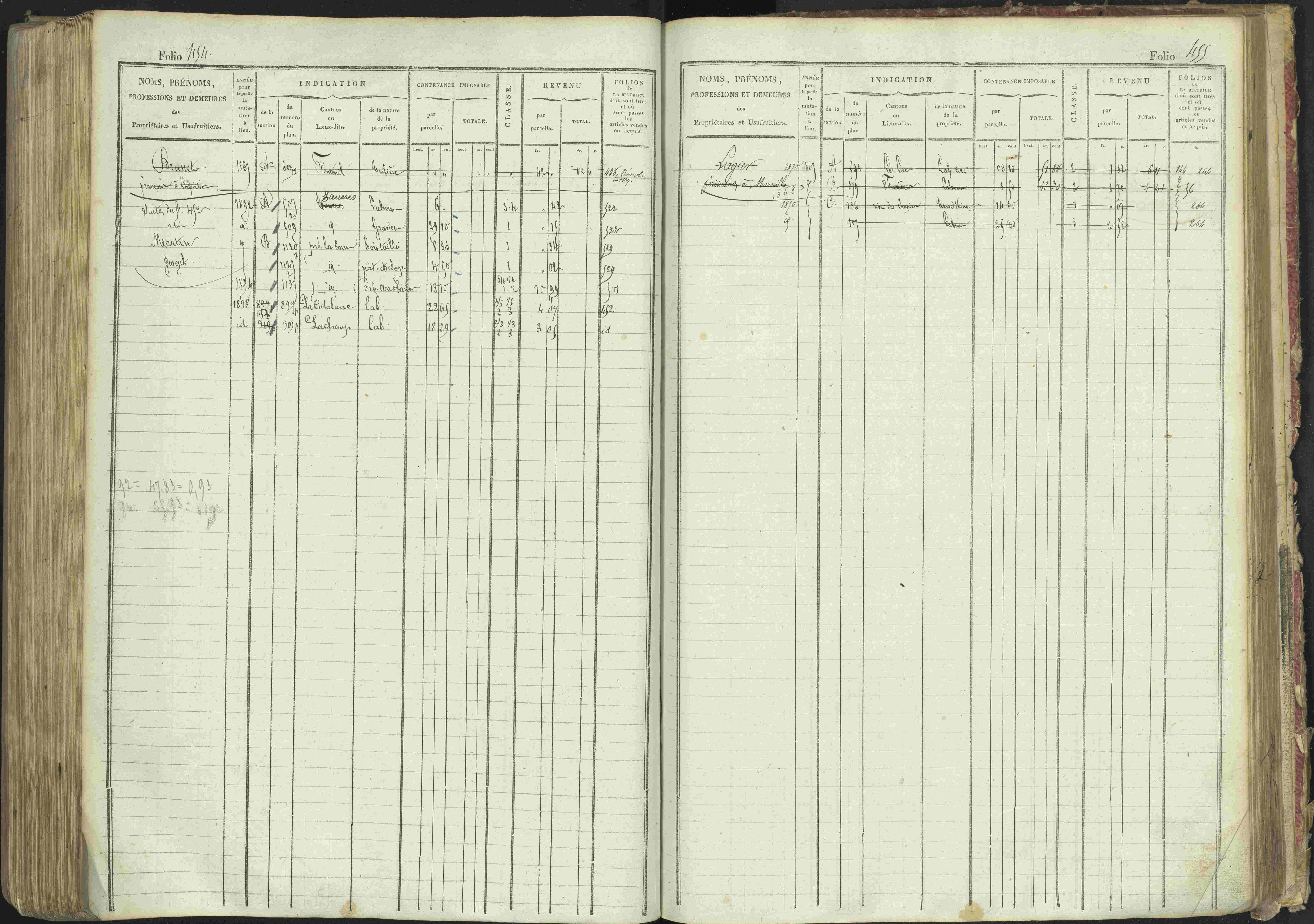 La Bâtie-Montsaléon - 3 P 230/1 - 3 P 230/1 - Matrice, folios 1-600. 