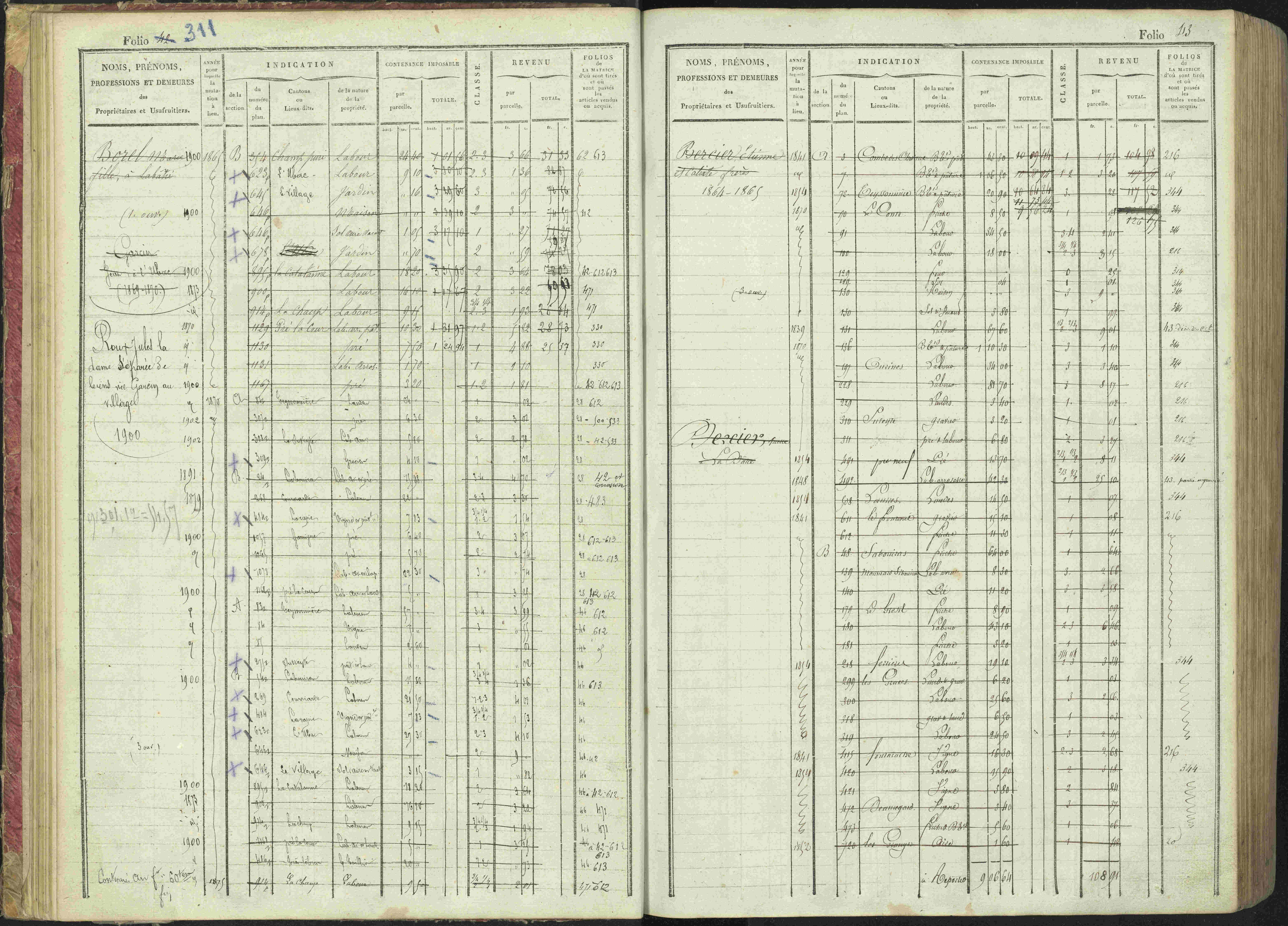 La Bâtie-Montsaléon - 3 P 230/1 - 3 P 230/1 - Matrice, folios 1-600. 