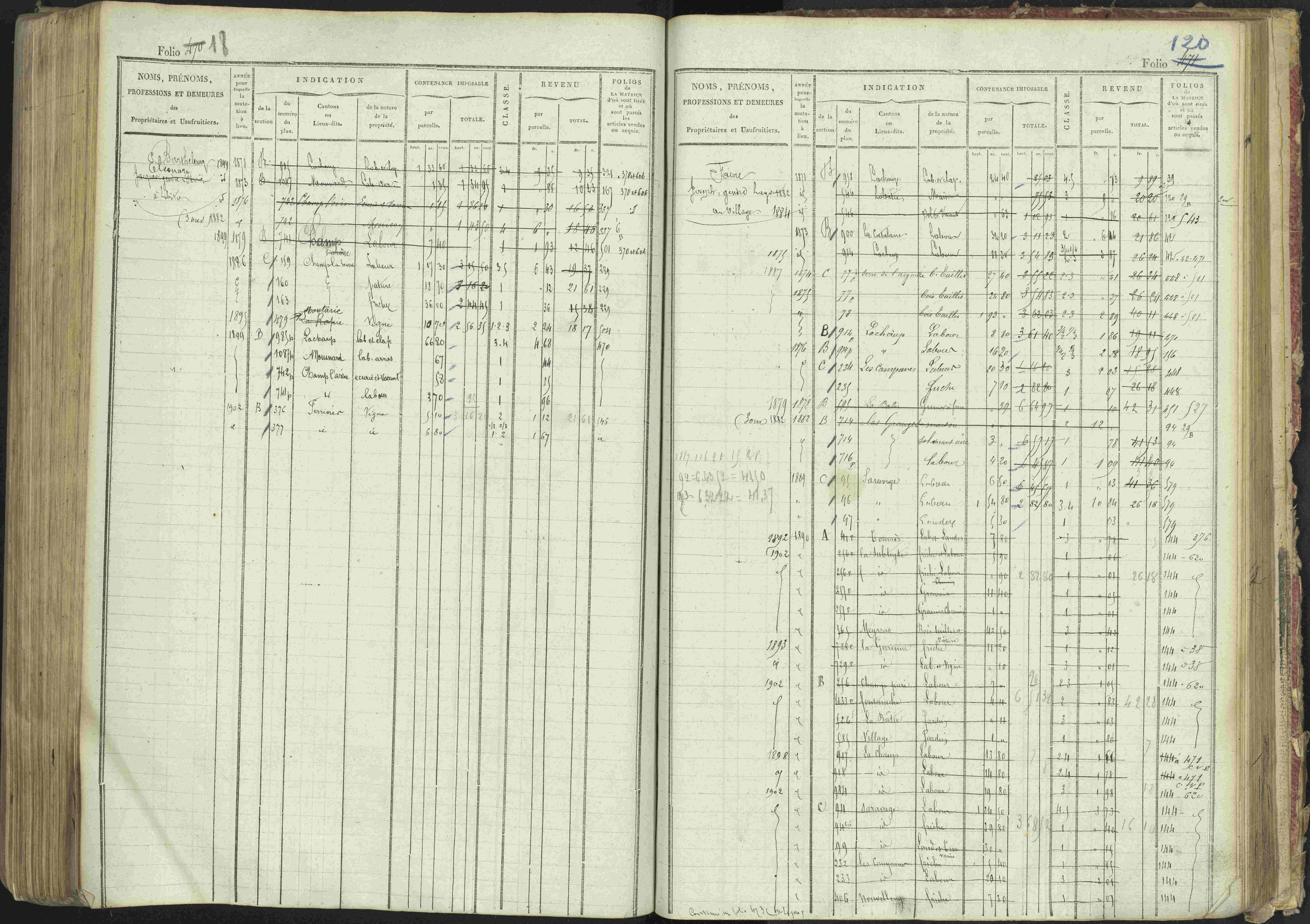 La Bâtie-Montsaléon - 3 P 230/1 - 3 P 230/1 - Matrice, folios 1-600. 
