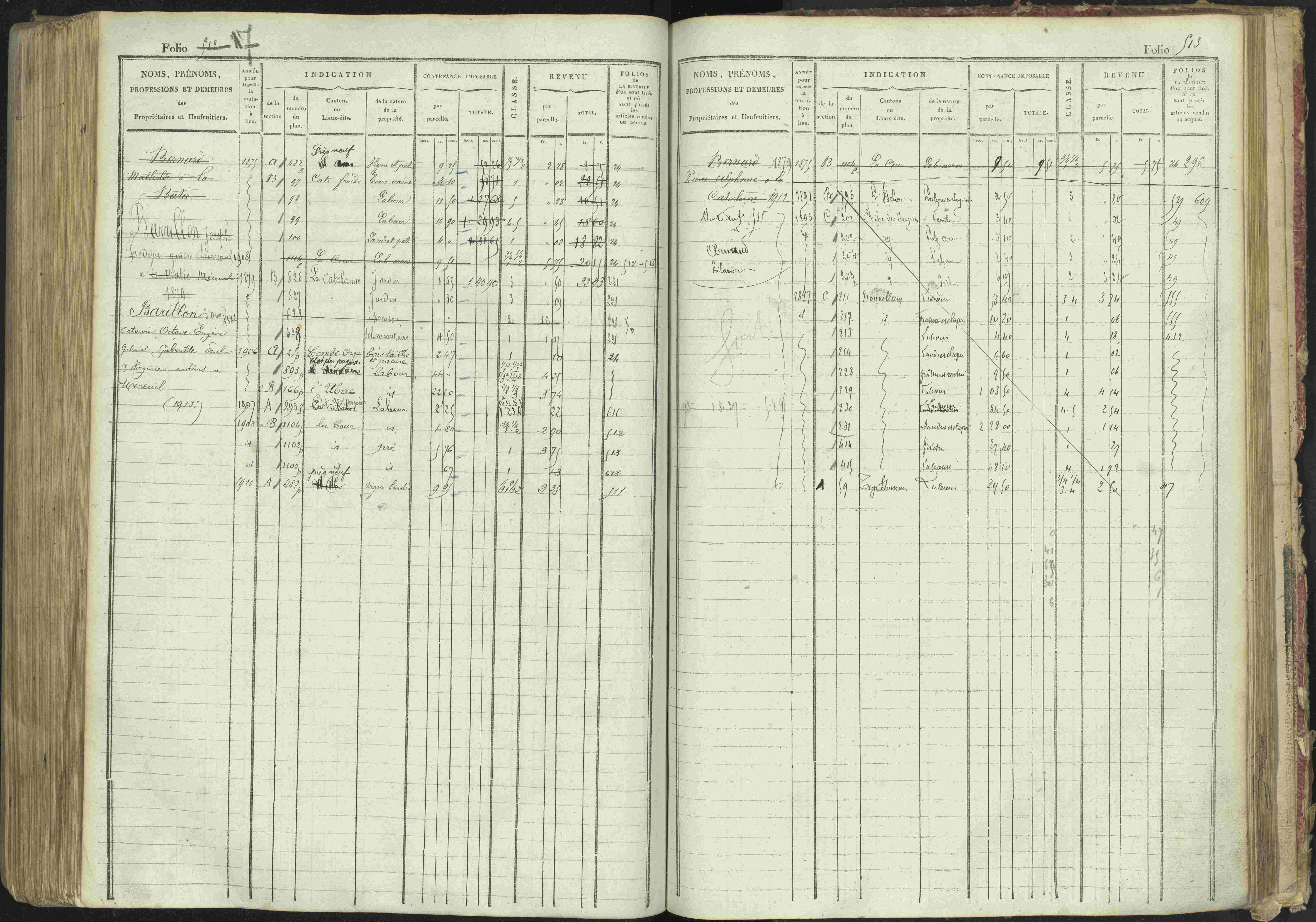 La Bâtie-Montsaléon - 3 P 230/1 - 3 P 230/1 - Matrice, folios 1-600. 